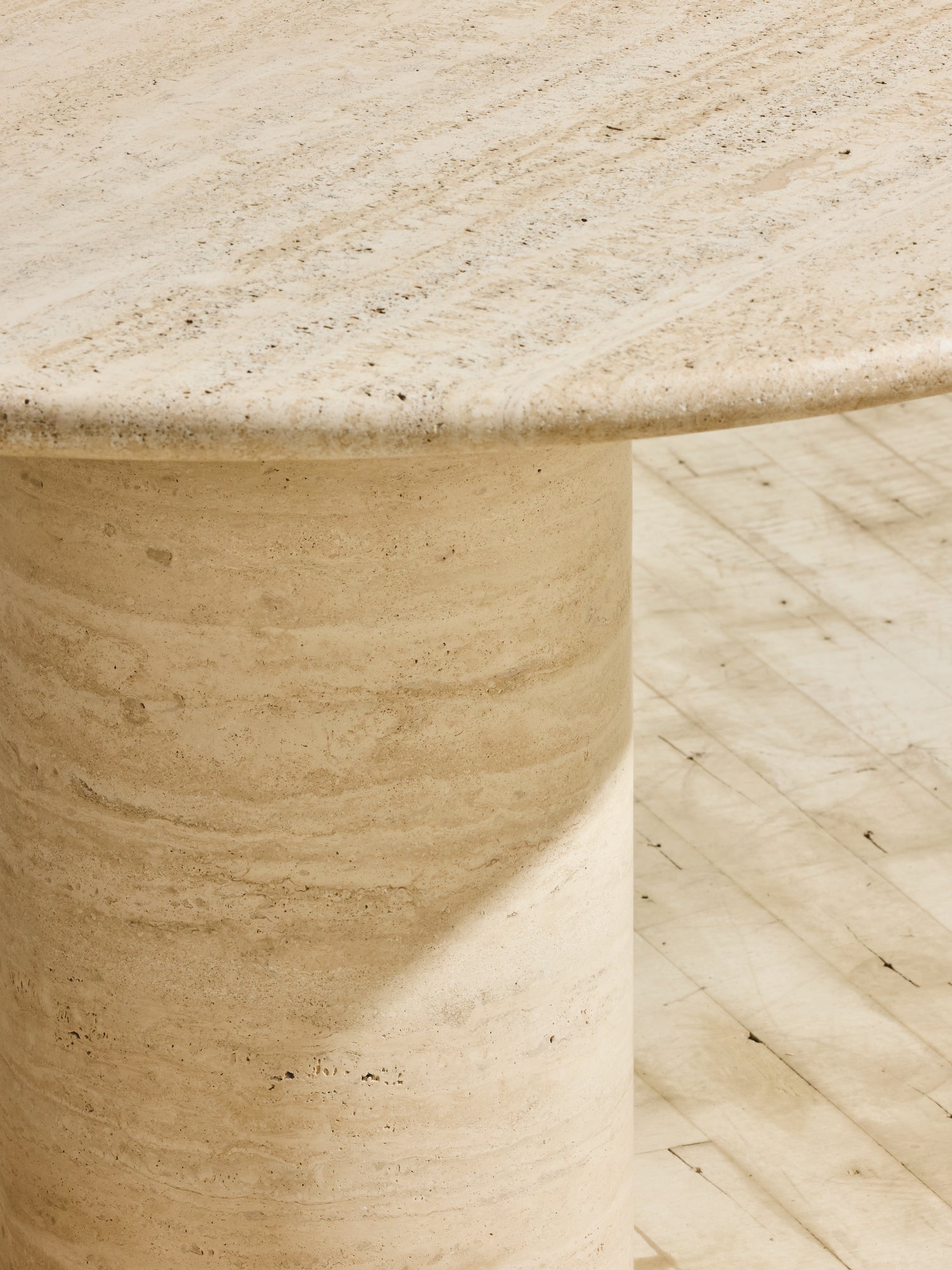 Travertine Entry Table