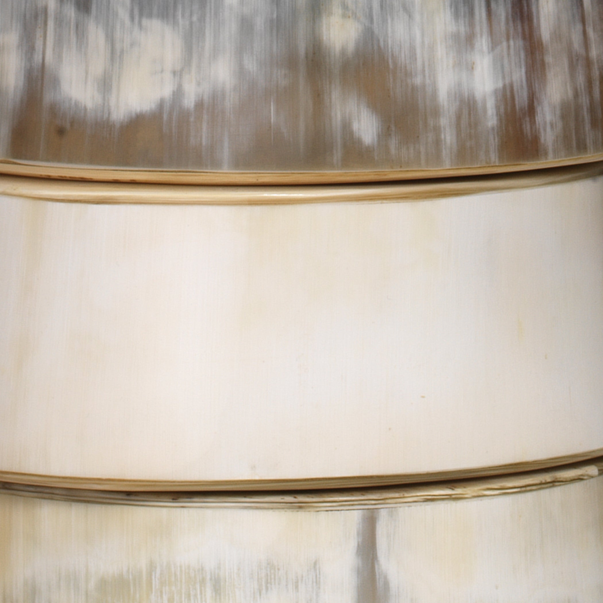 Stacked Horn Table Lamp-Brown