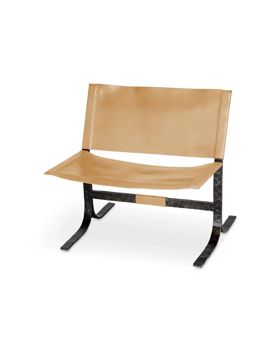 Alessa Leather Sling Chair