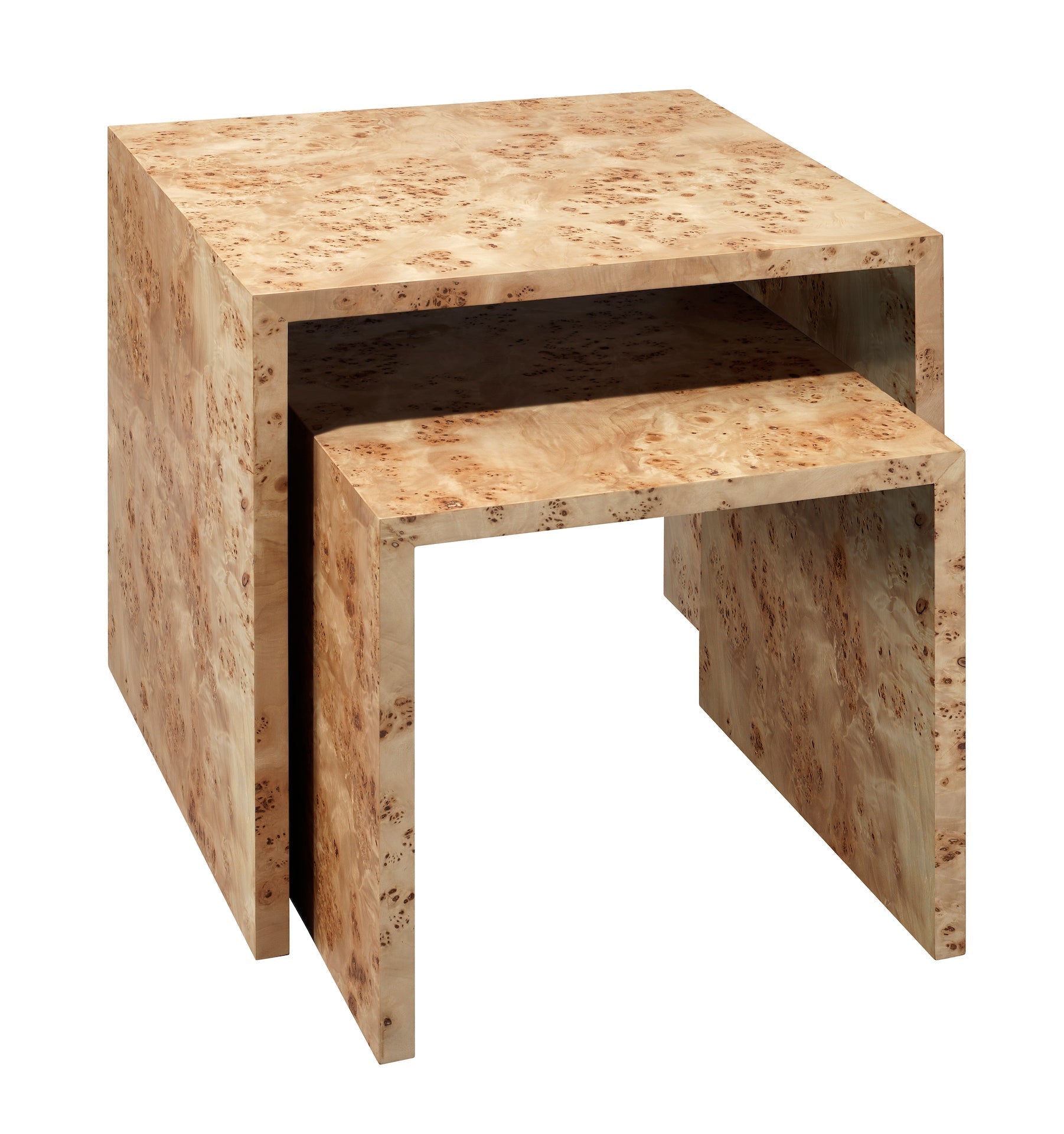 Bedford Nesting Tables, Set of 2-Brown-20BEDF-NENA