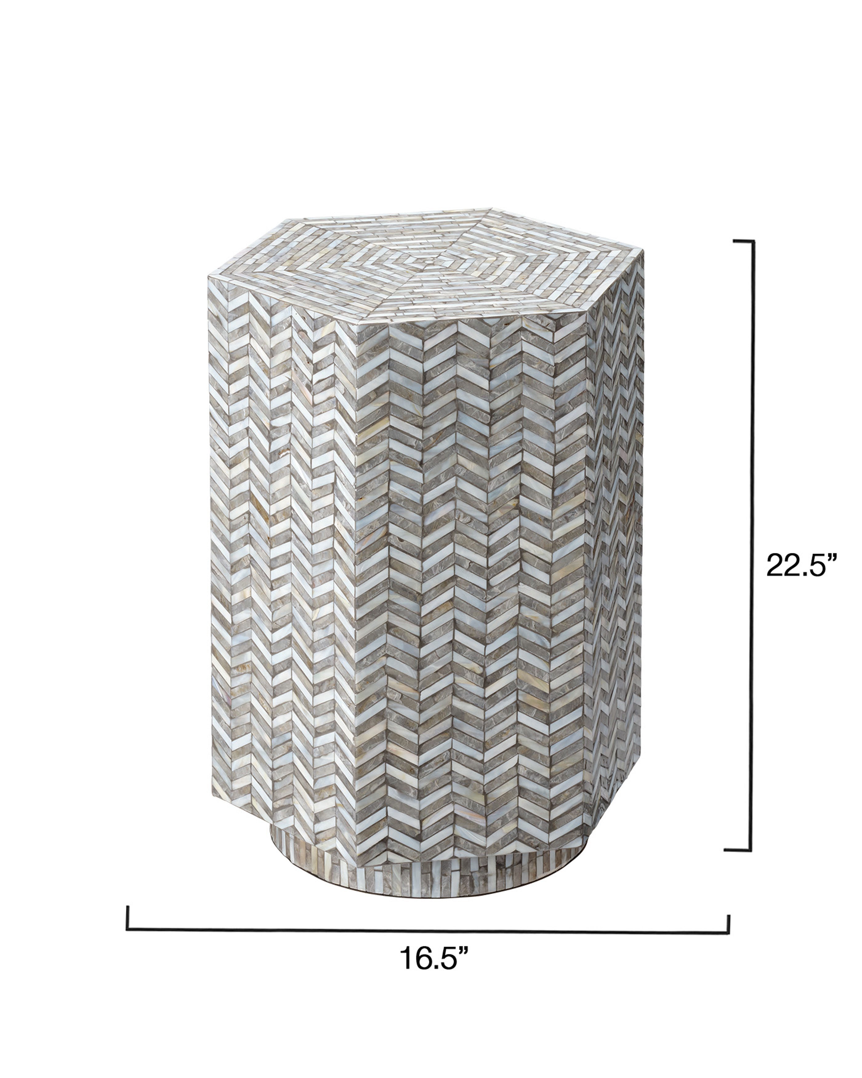 Brando Hexagon Side Table