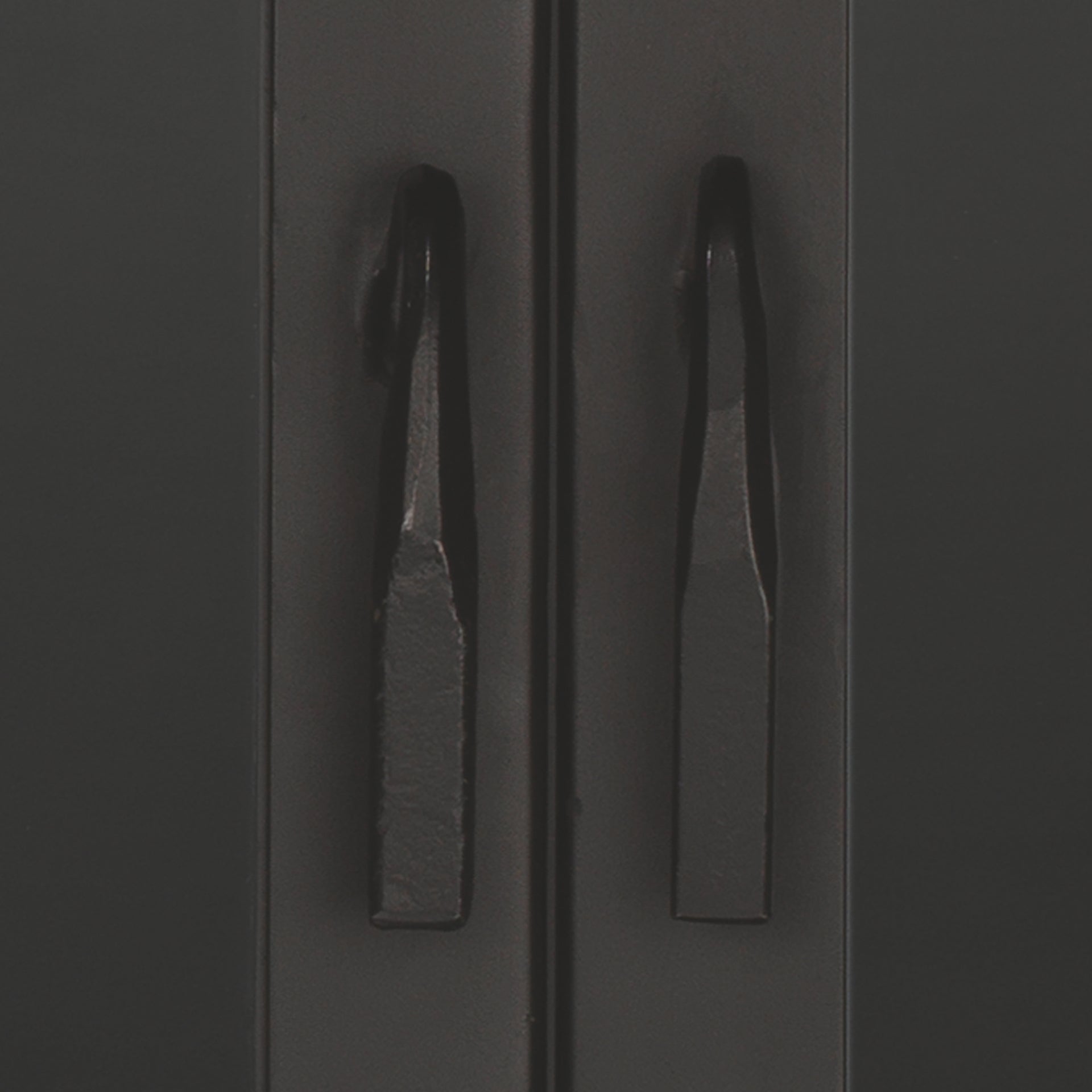 Chauncey Wide Curio Bar Cabinet-Black