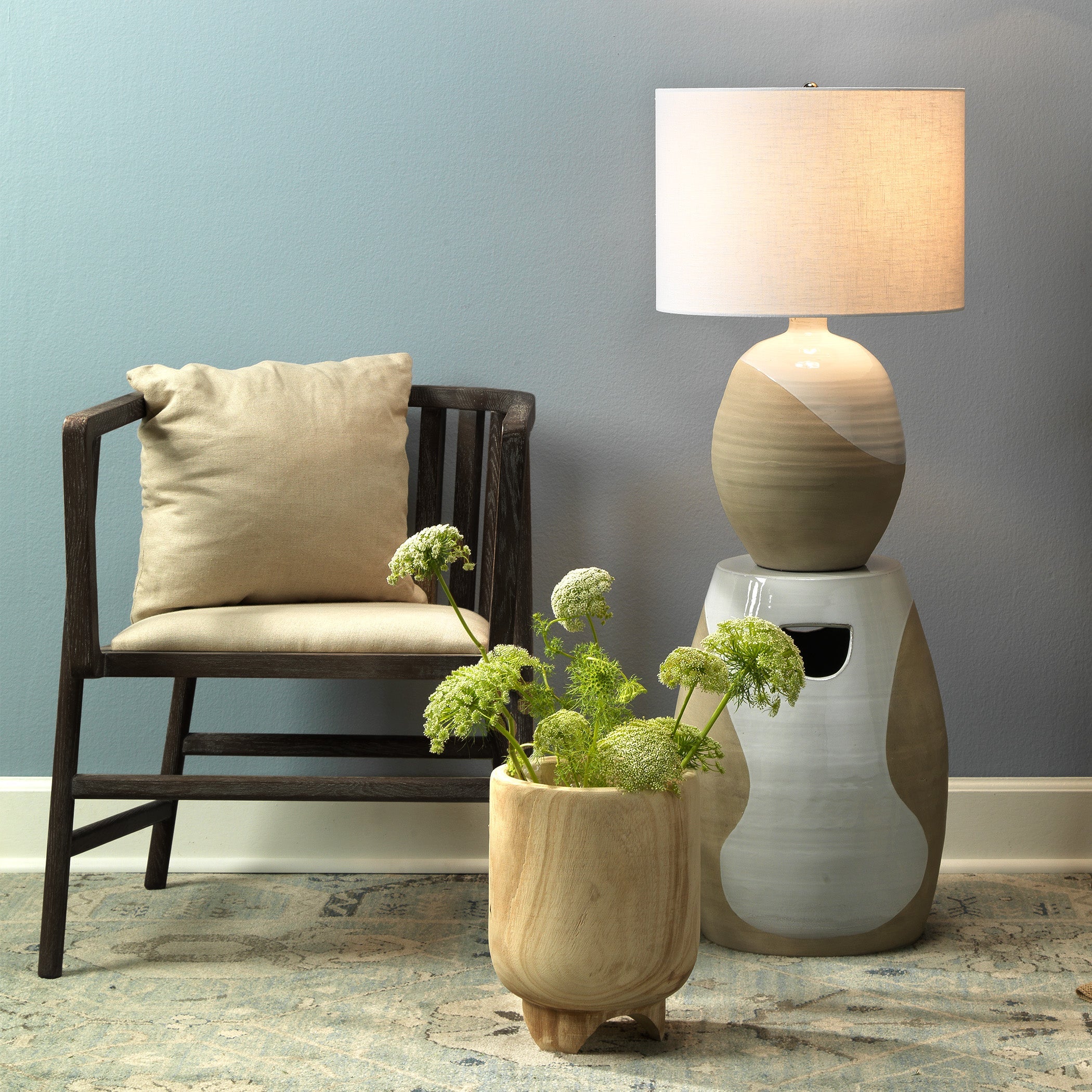 Greyson Arm Chair-Beige