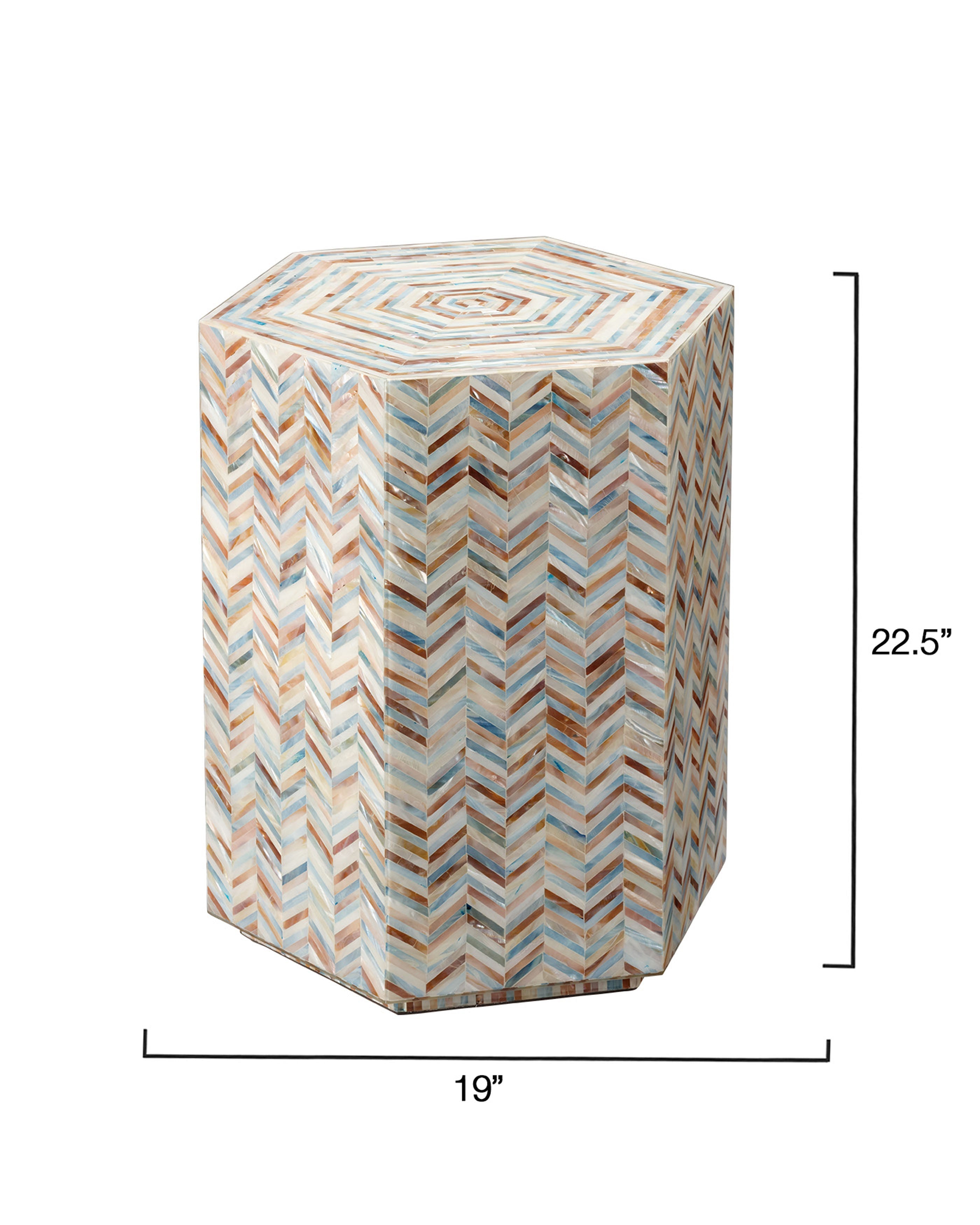Hepburn Hexagon Side Table