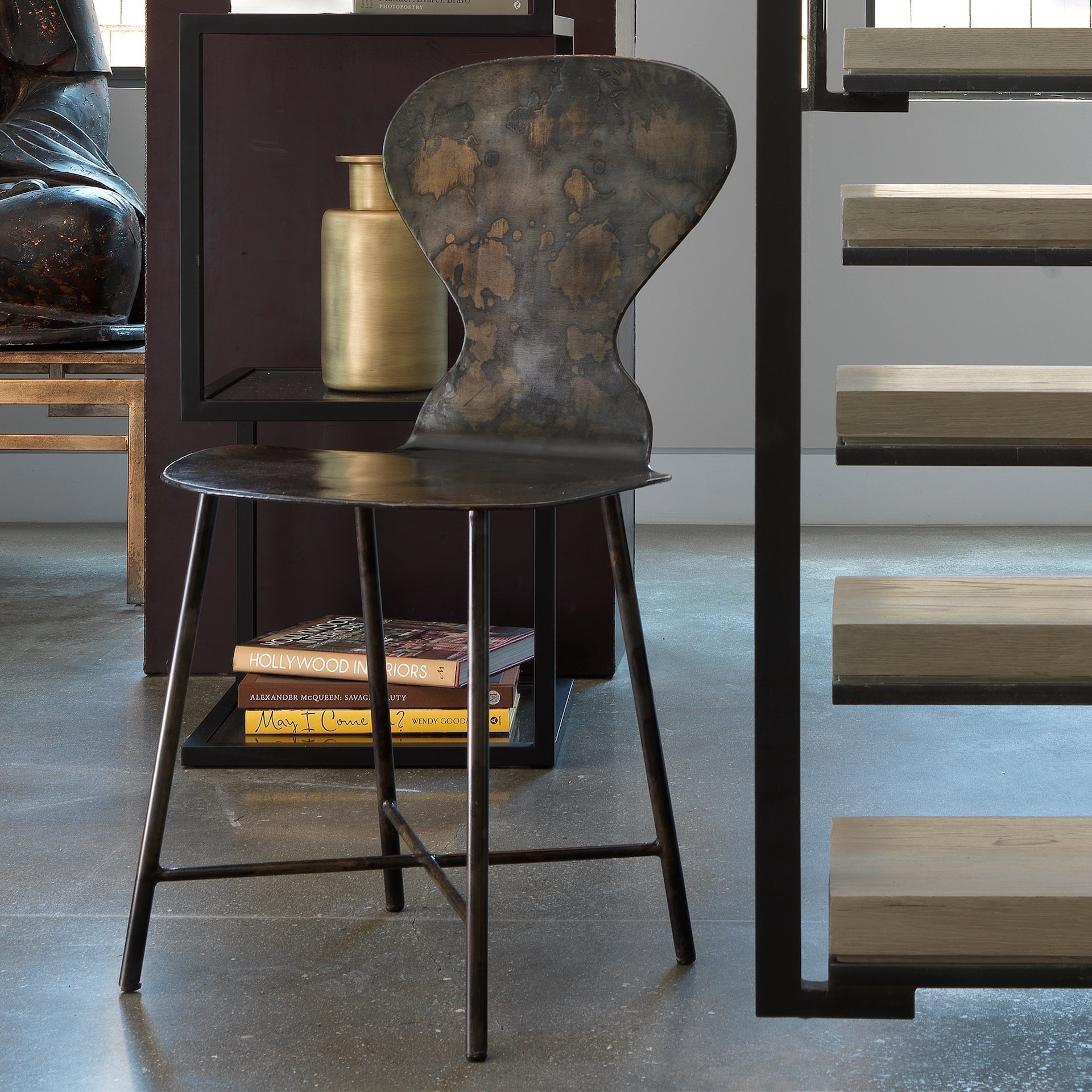 McCallan Metal Chair-Black
