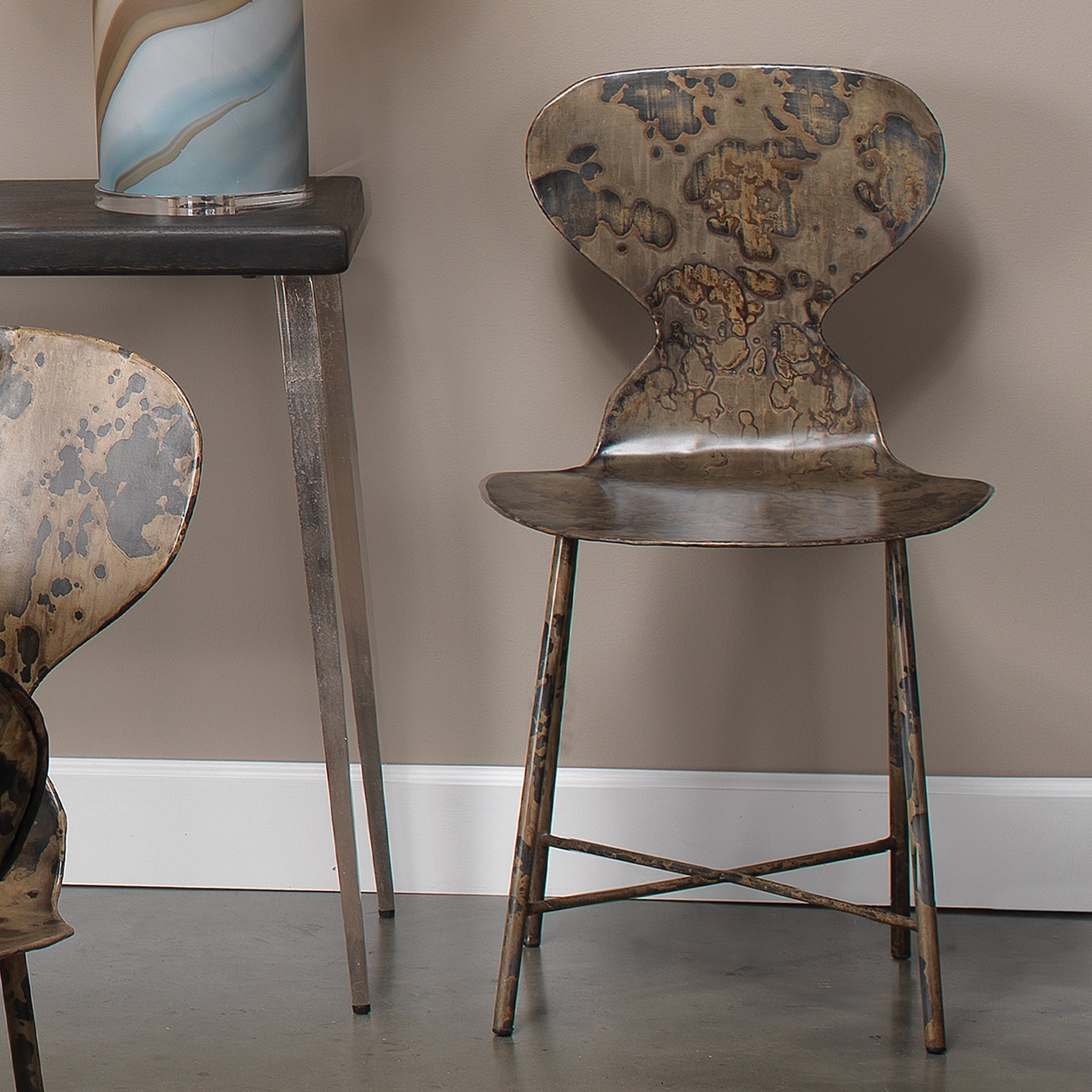 McCallan Metal Chair-Black
