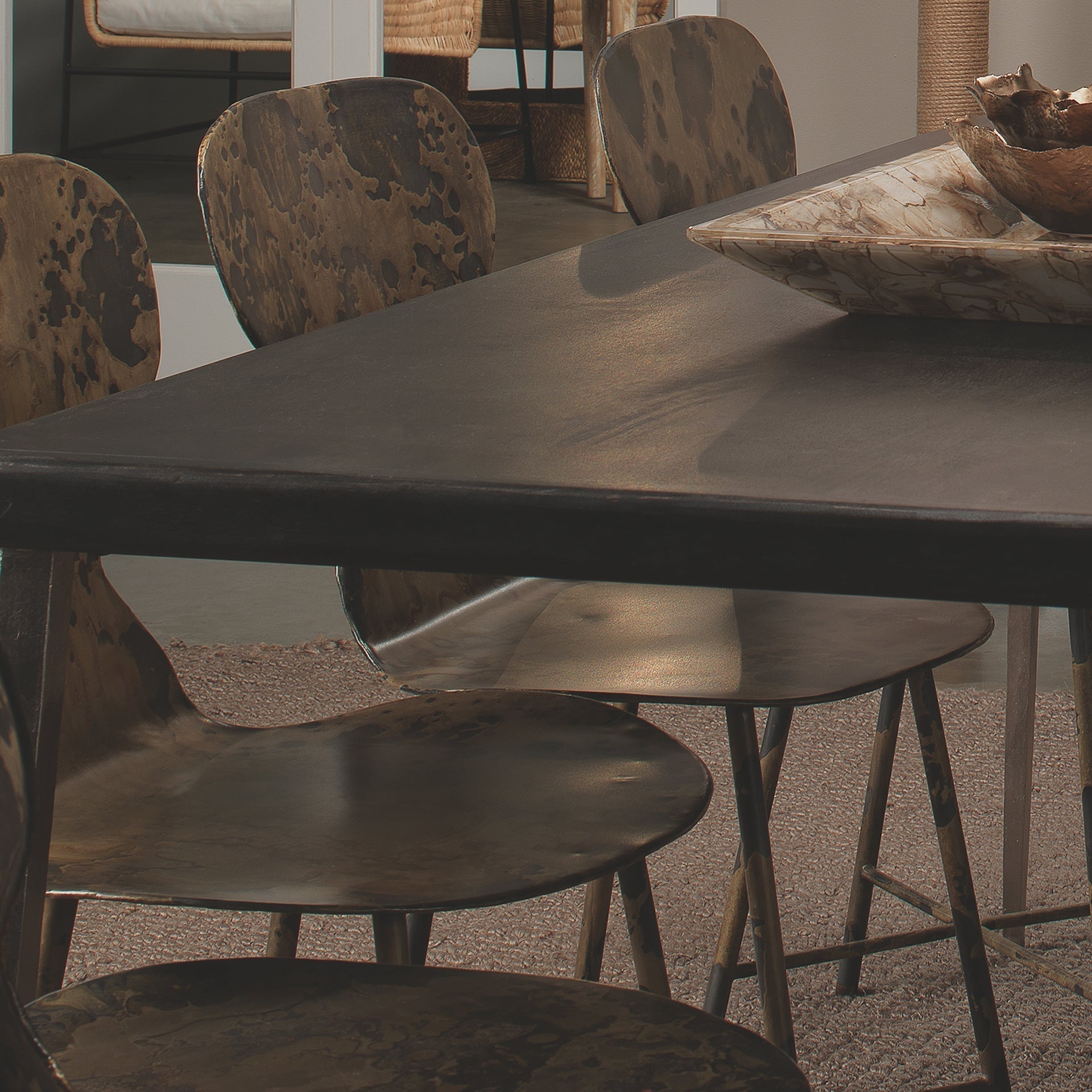 McCallan Metal Chair-Black