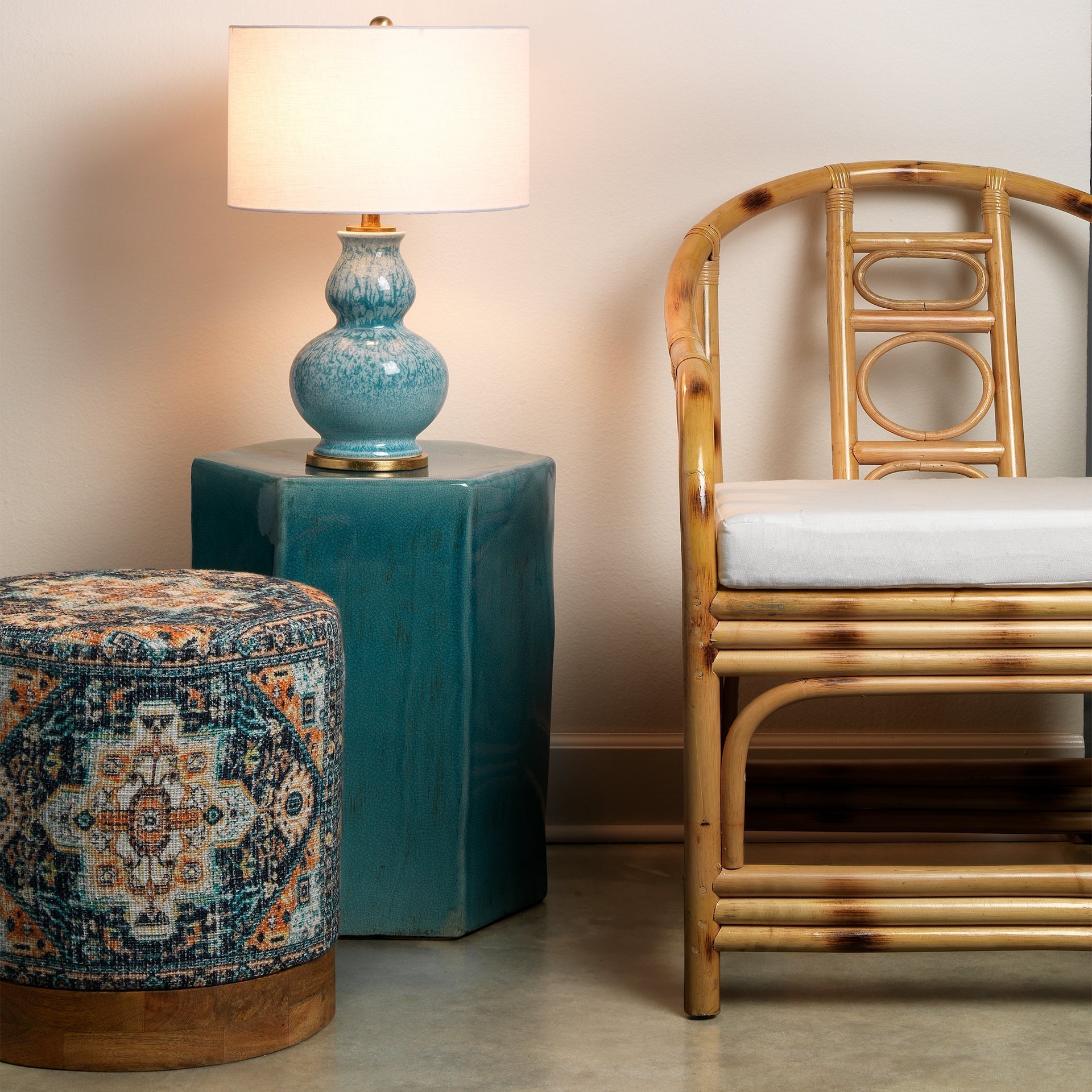 Porto Side Table-Blue -20PORT-LGAZ