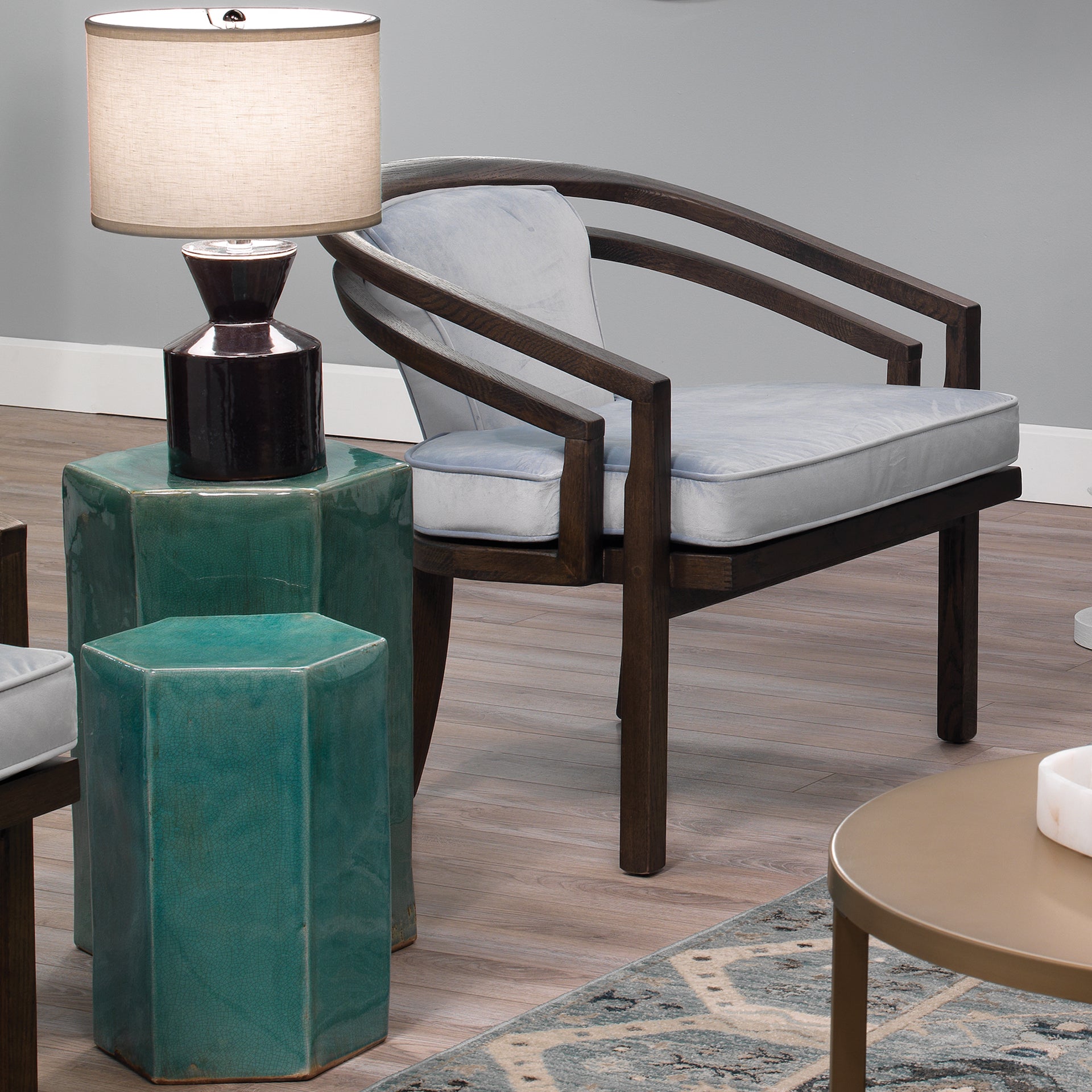 Porto Side Table-Blue -20PORT-LGAZ