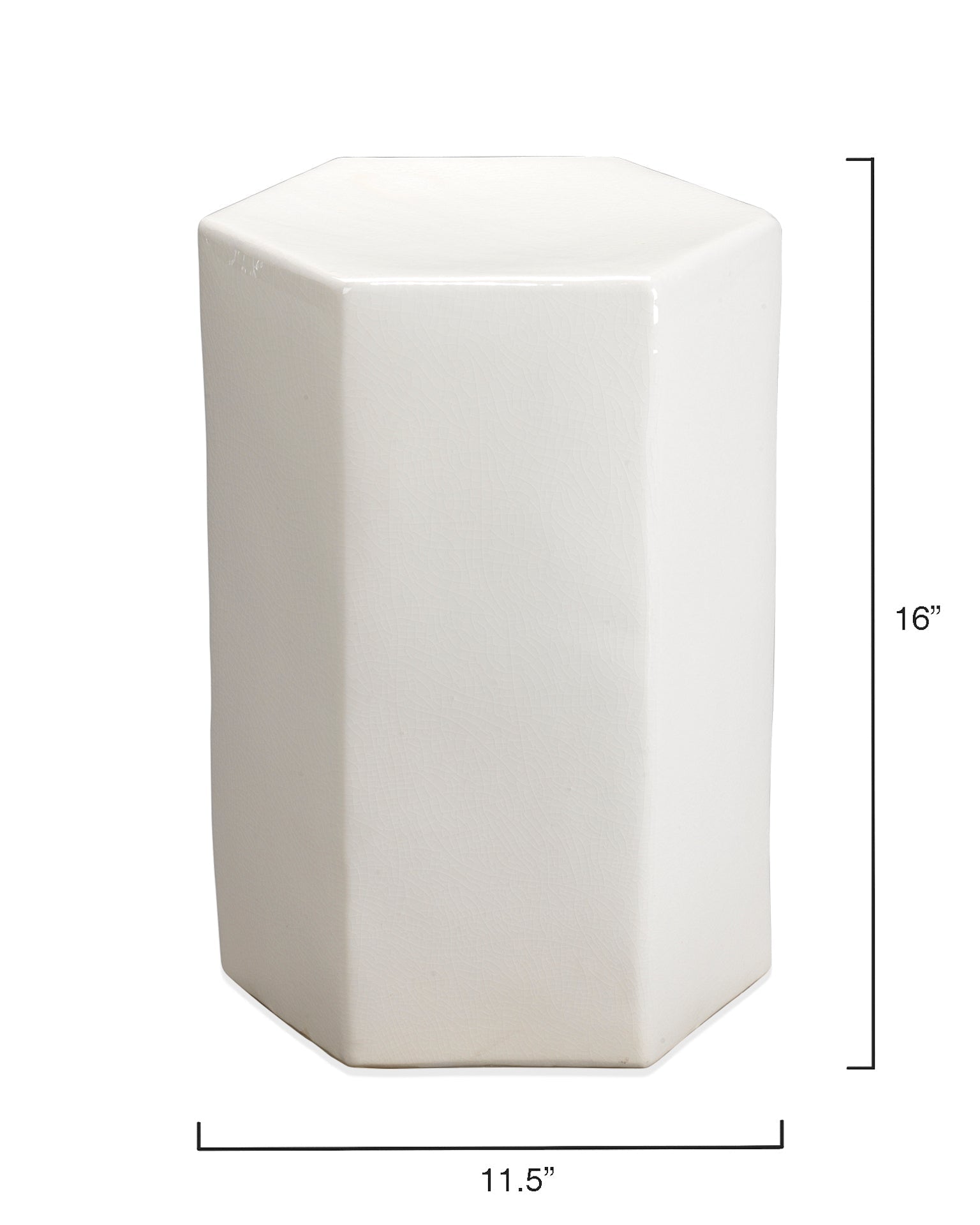 Porto Side Table-White, Small