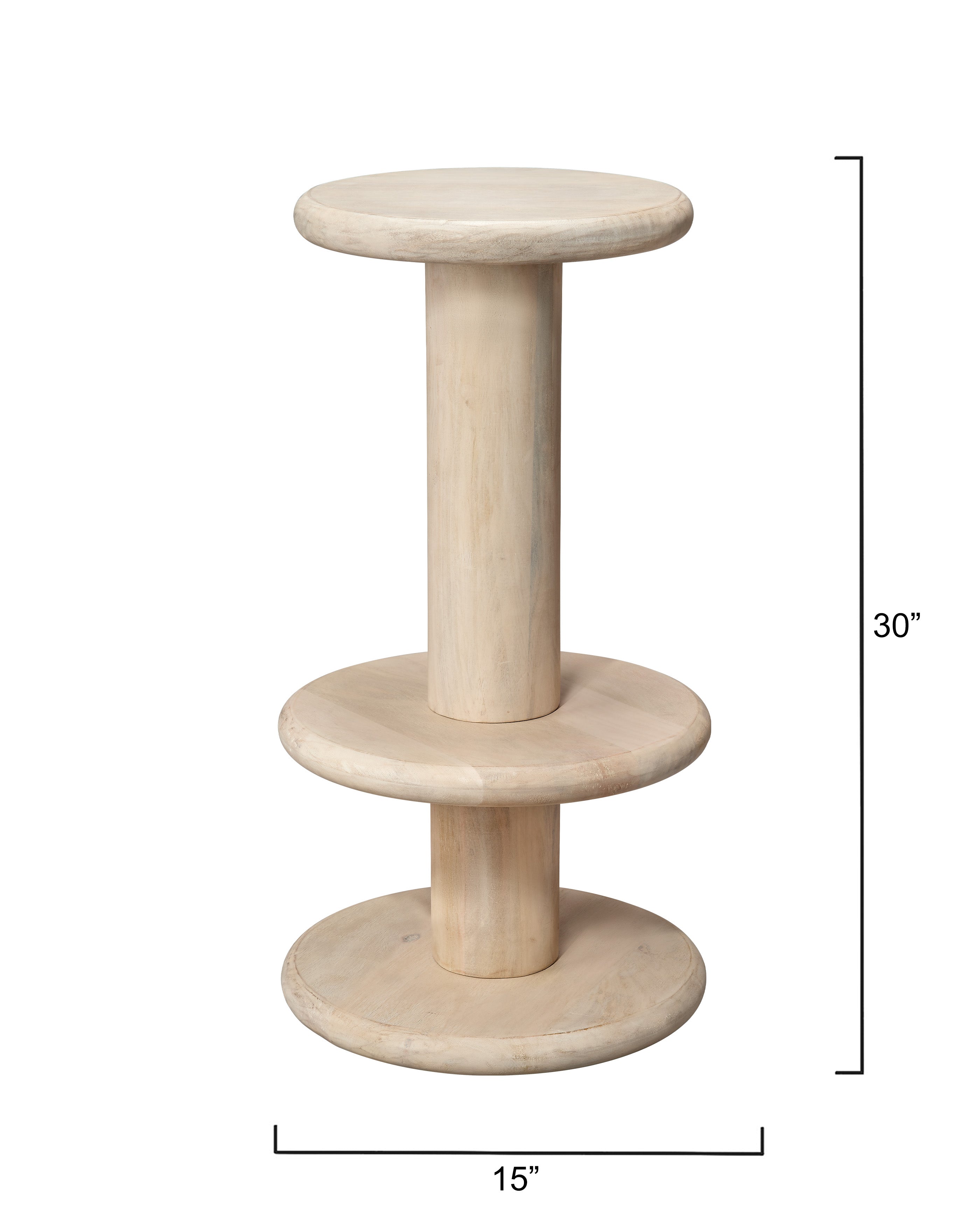 Rye Mango Wood Barstool