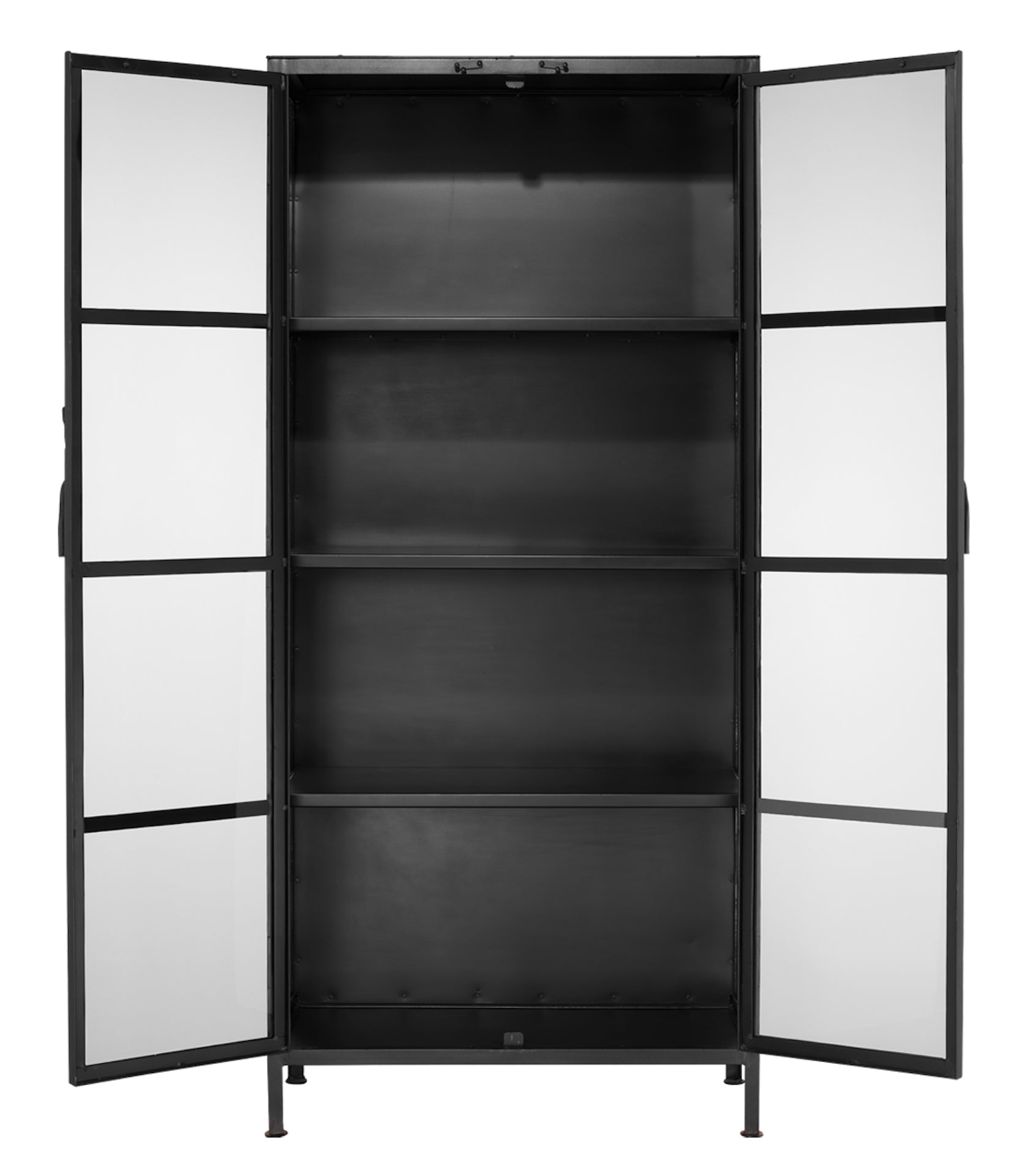 Union Tall Curio Cabinet-Black