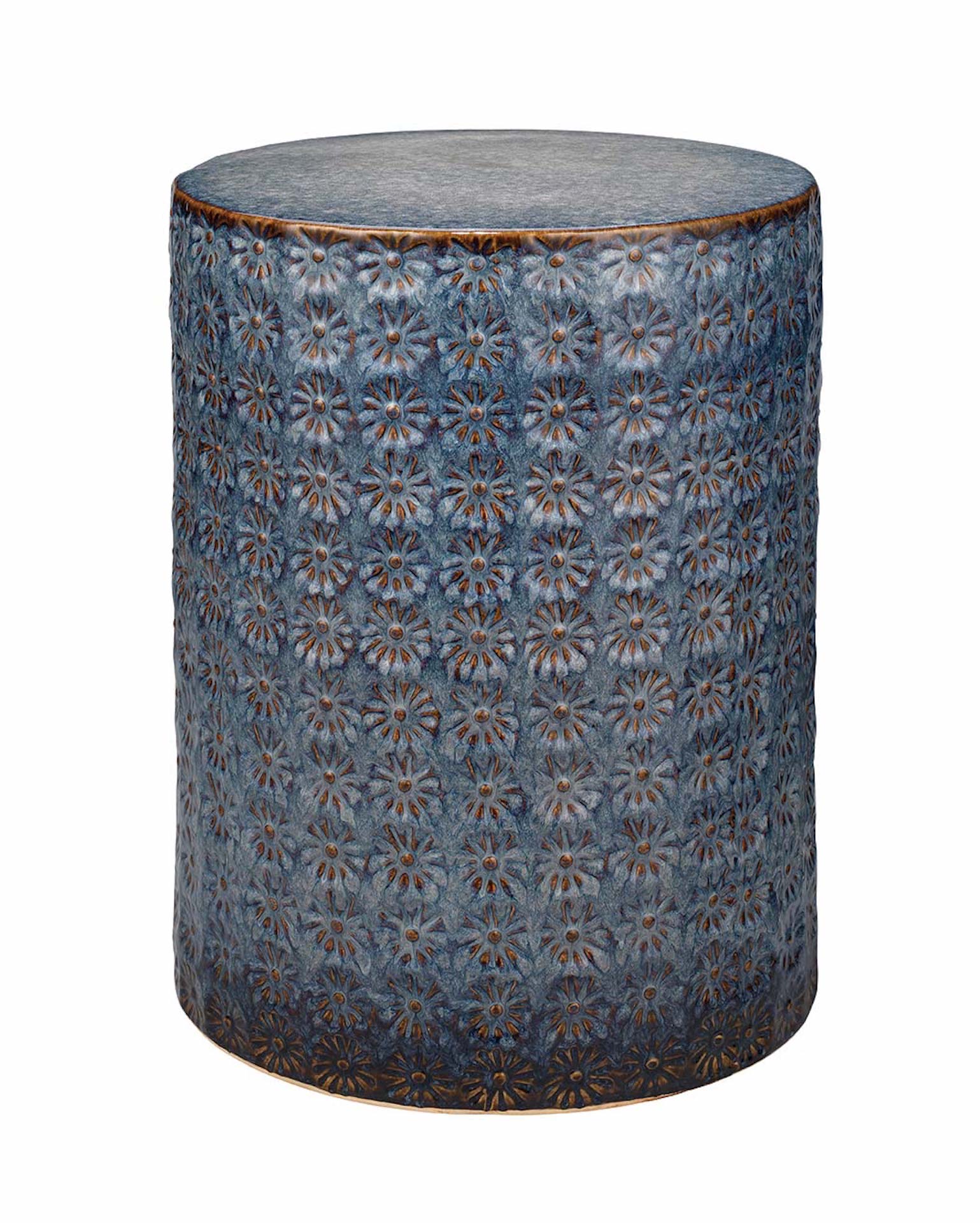 Wildflower Side Table-Blue-20WILD-STBL