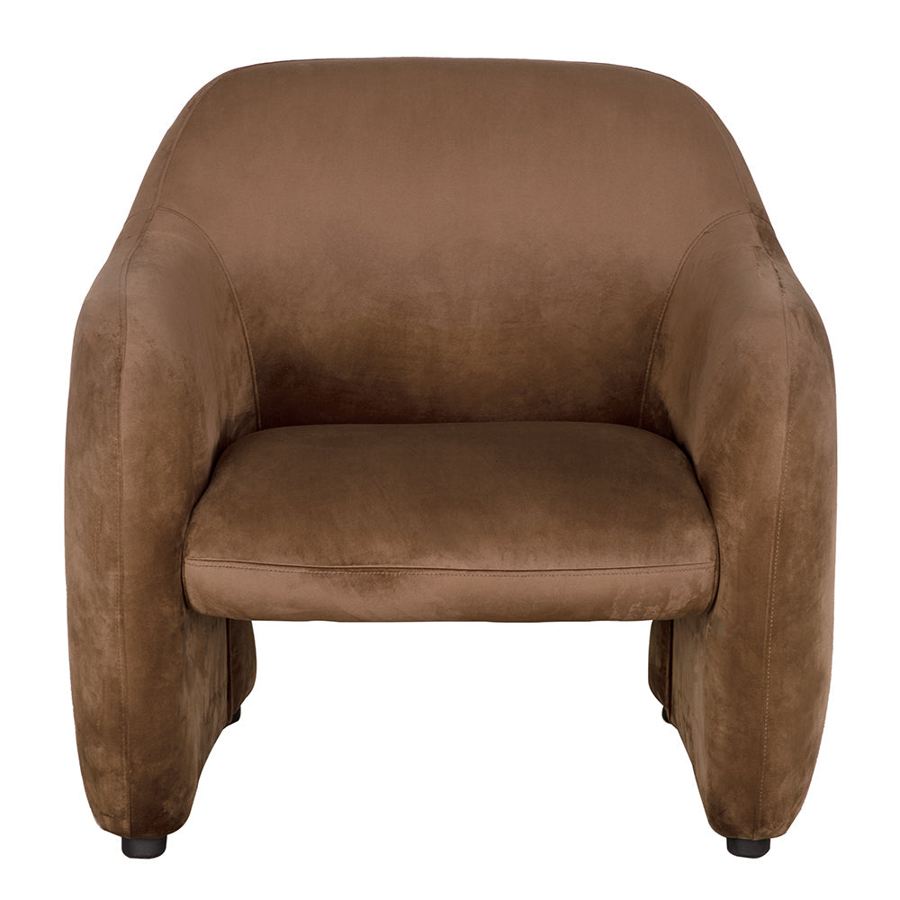 Marx Chair, Brown Velvet