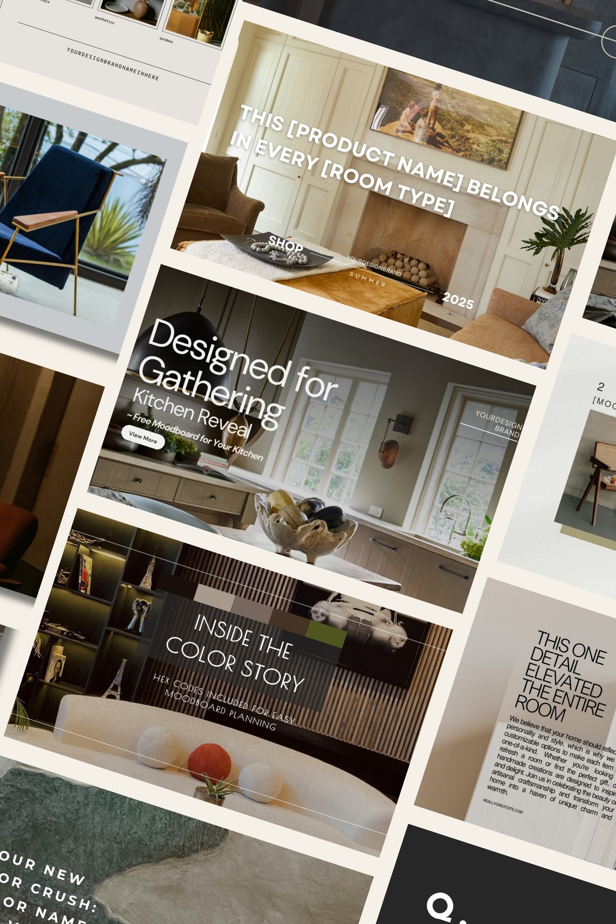 Meta Pack: Facebook-Optimized Content Kit for Designers & Home Brands
