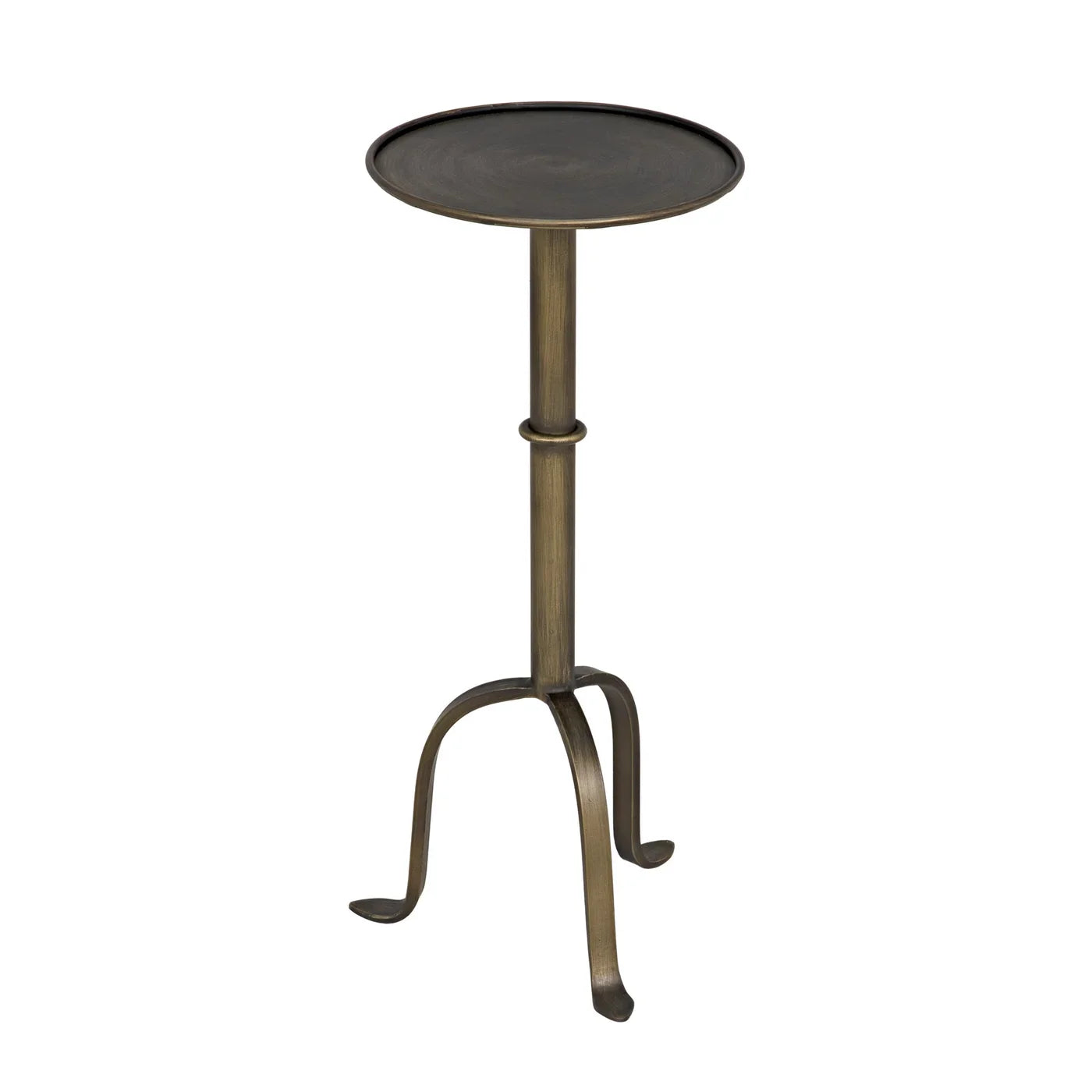 Tini Side Table - Metal with Aged Brass Finish