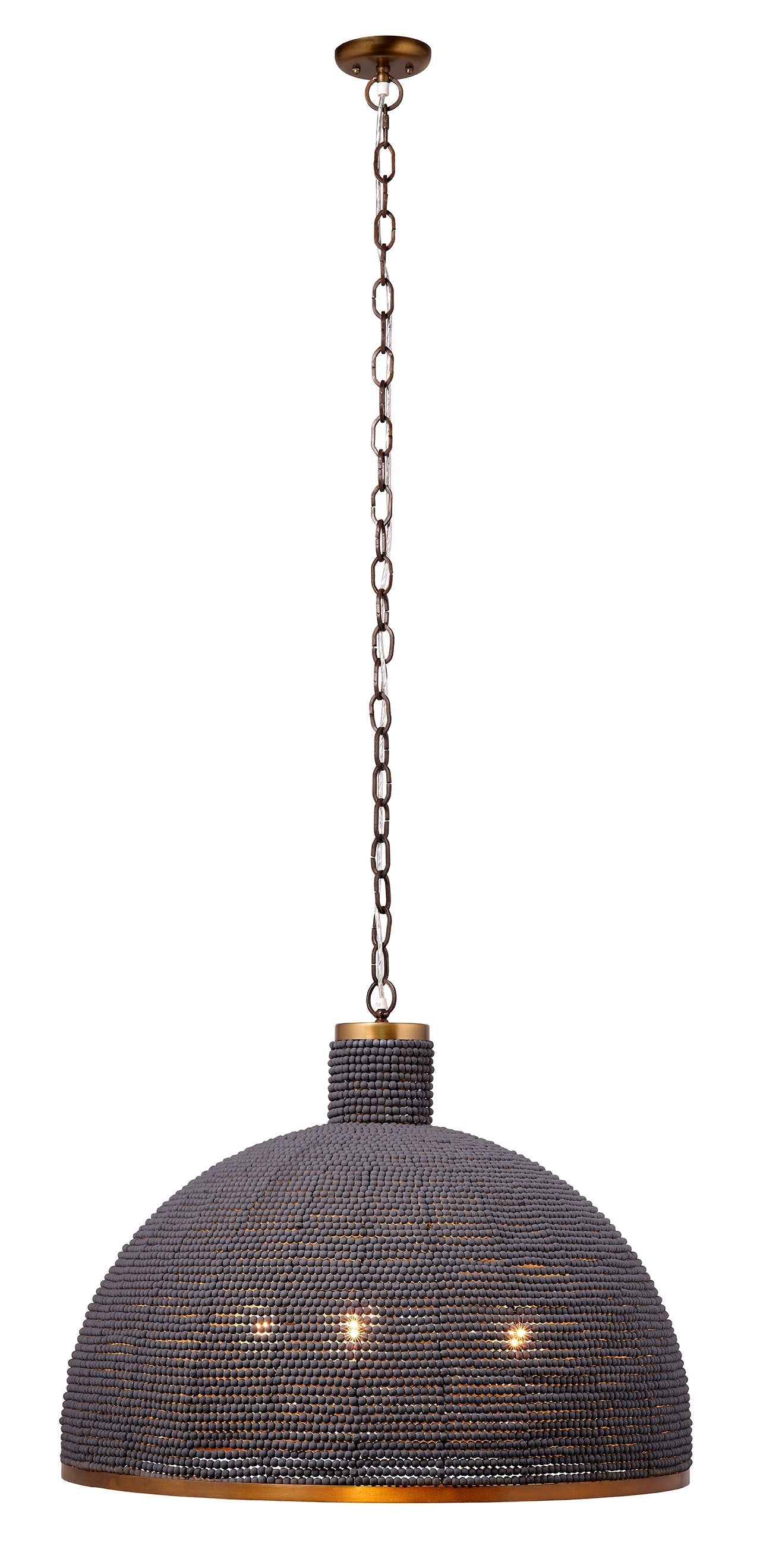 Big Sur Chandelier in Slate Blue