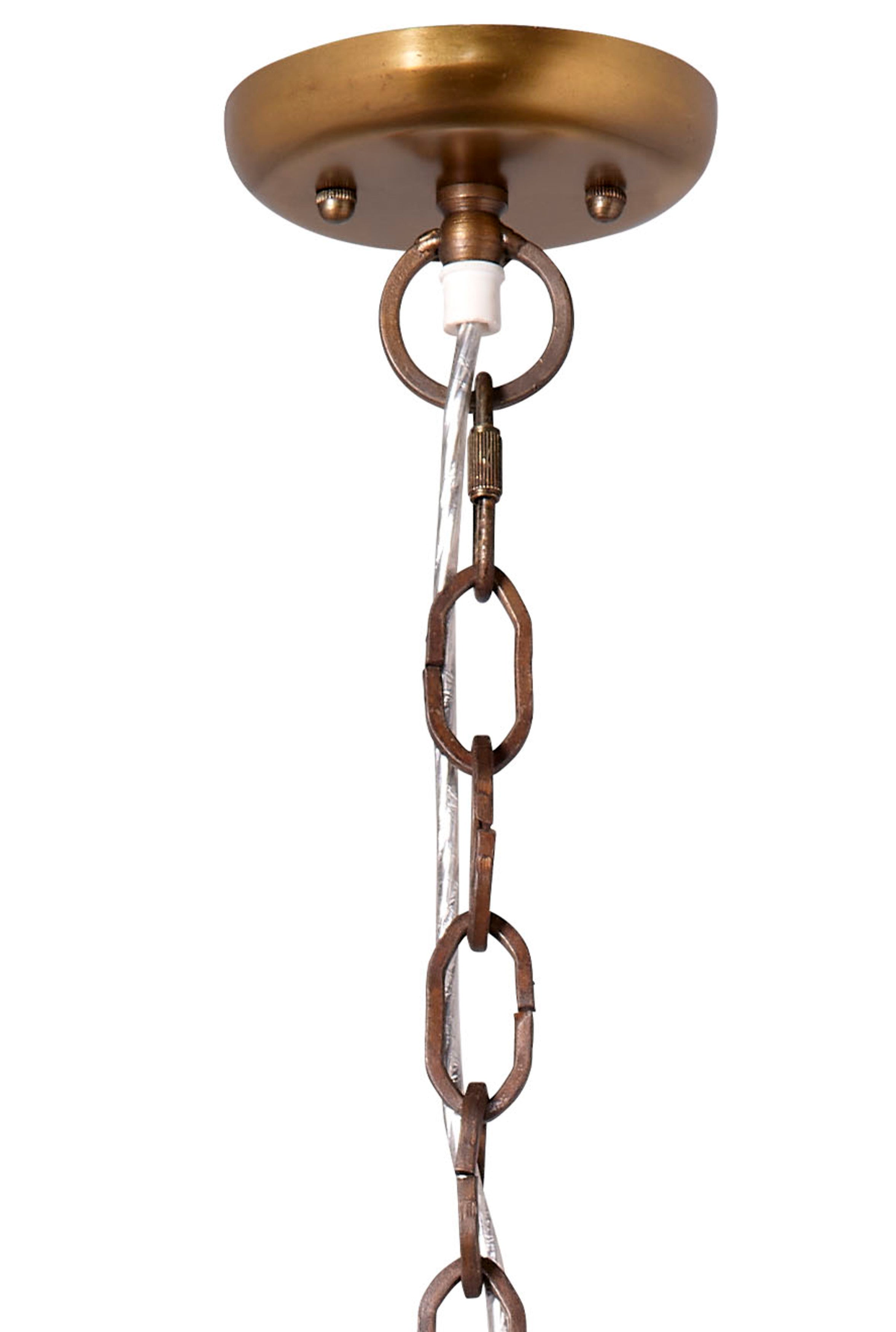 Big Sur Chandelier in Slate Blue
