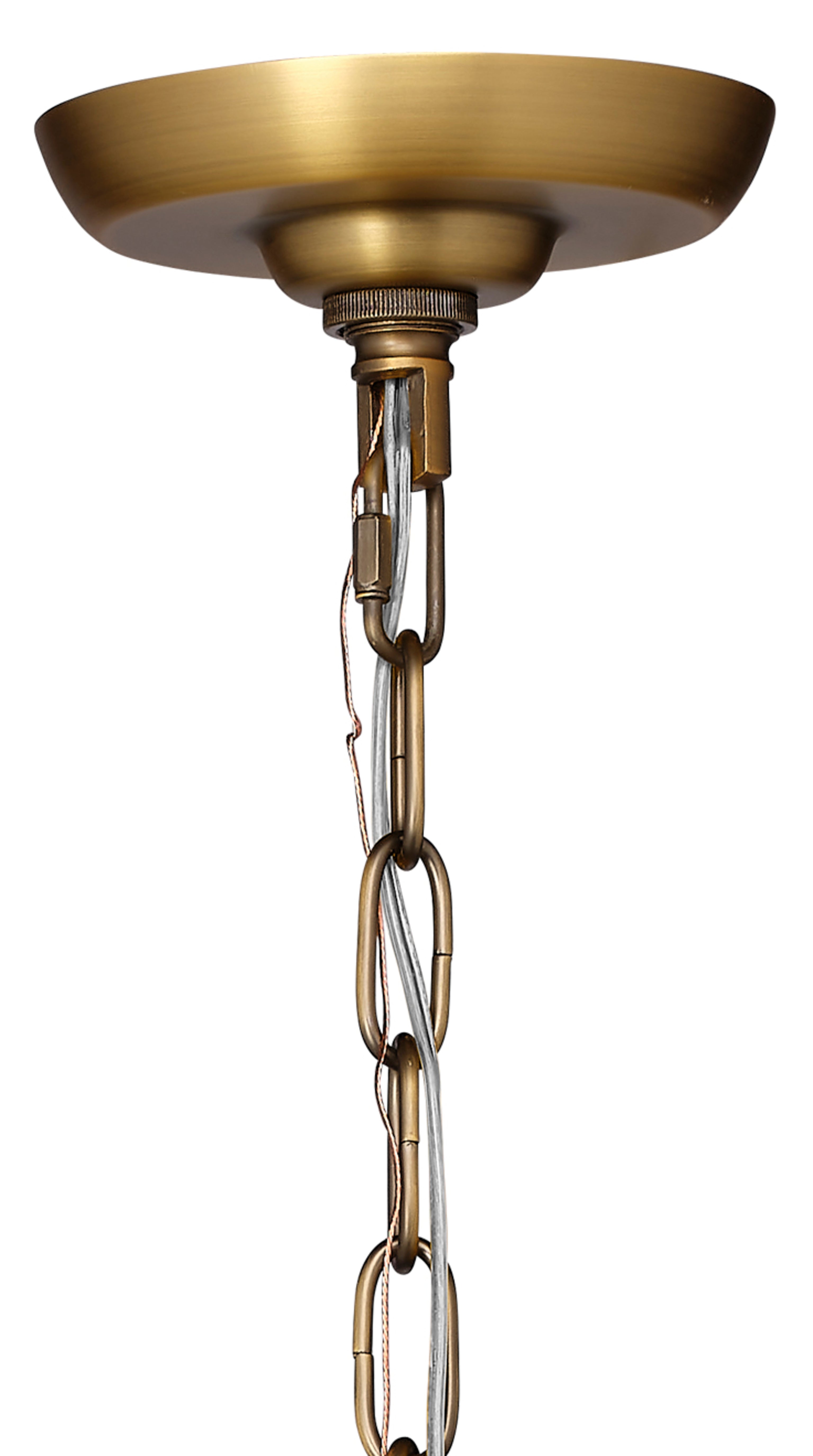 Glenn Small Square Metal 4-Light Chandelier