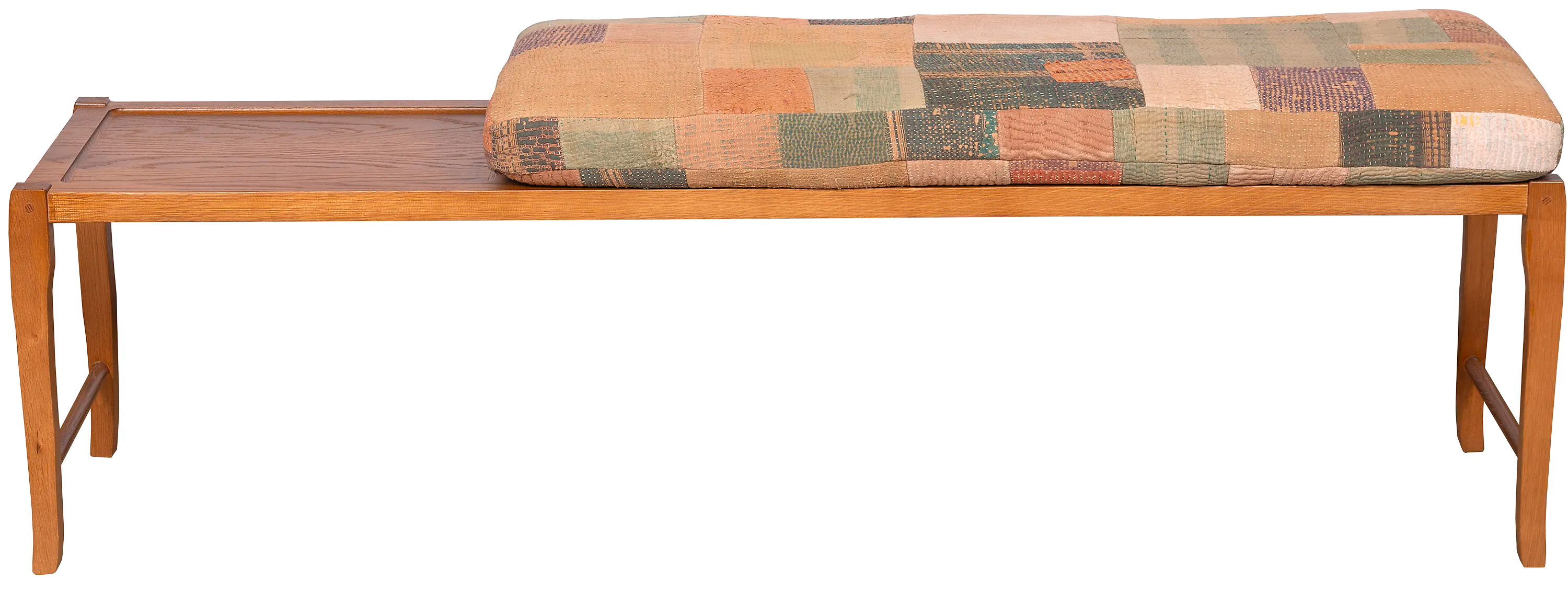 Spice Mosaic Aster Bench with Inset - 1