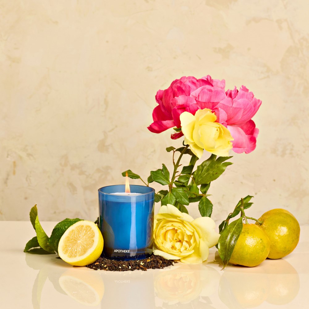 Everyday Bergamot Basil Filled Candle with Premium Wax Blend