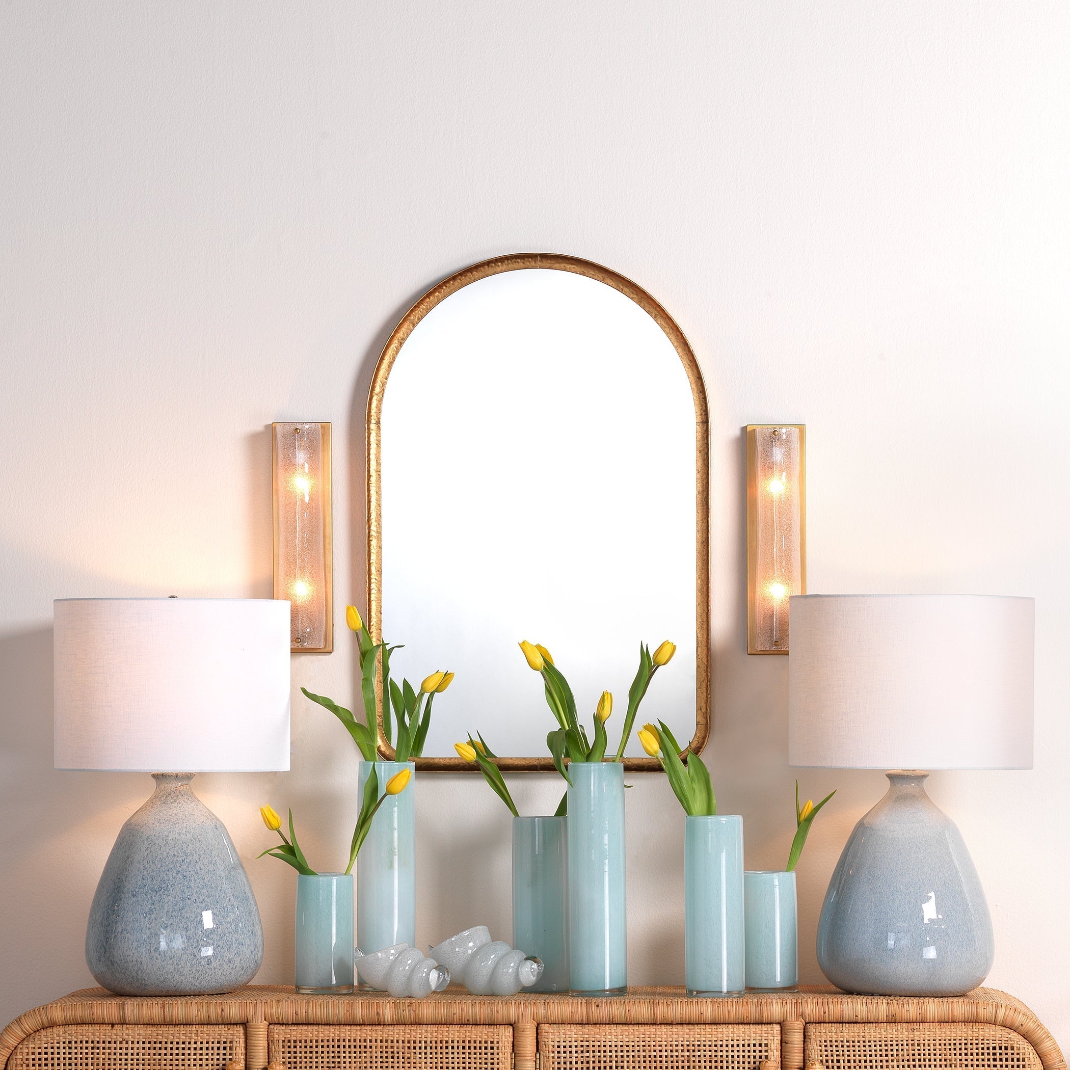 Arch Mirror-Gold