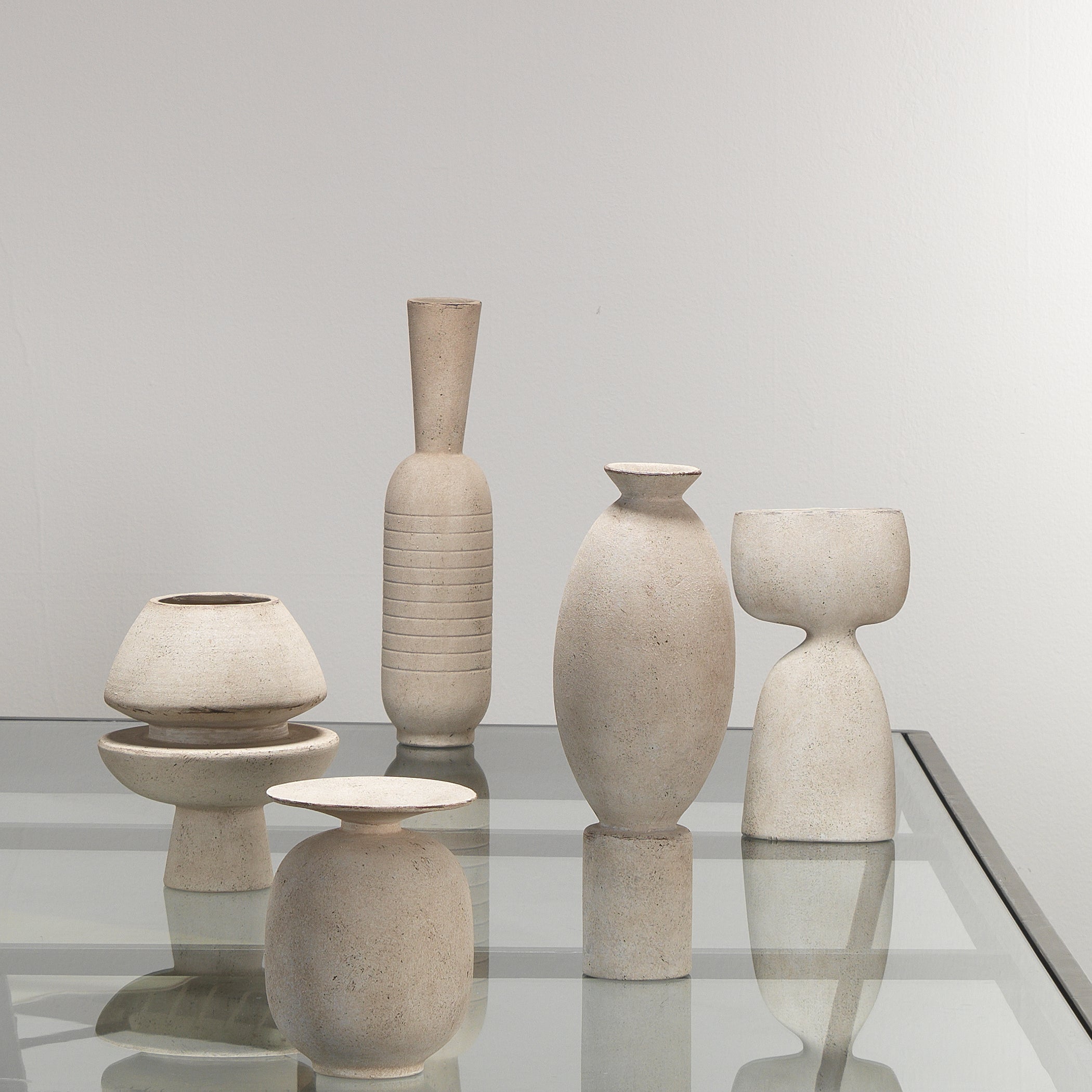 Foundation Decorative Vase-Cream-7FOUN-VAO