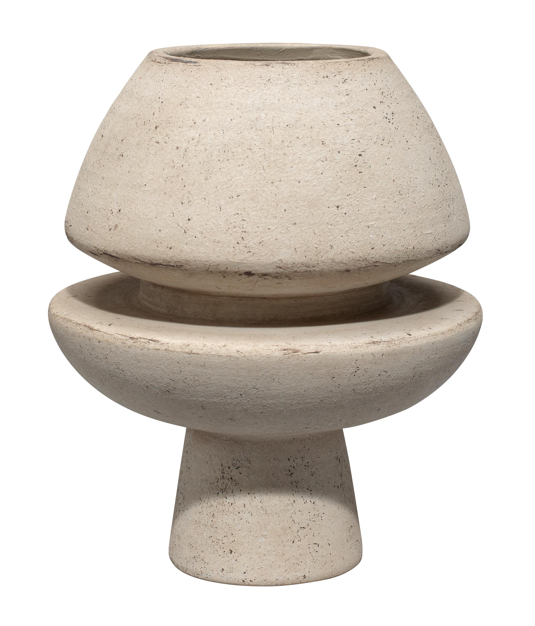Foundation Decorative Vase-Cream-7FOUN-VAO