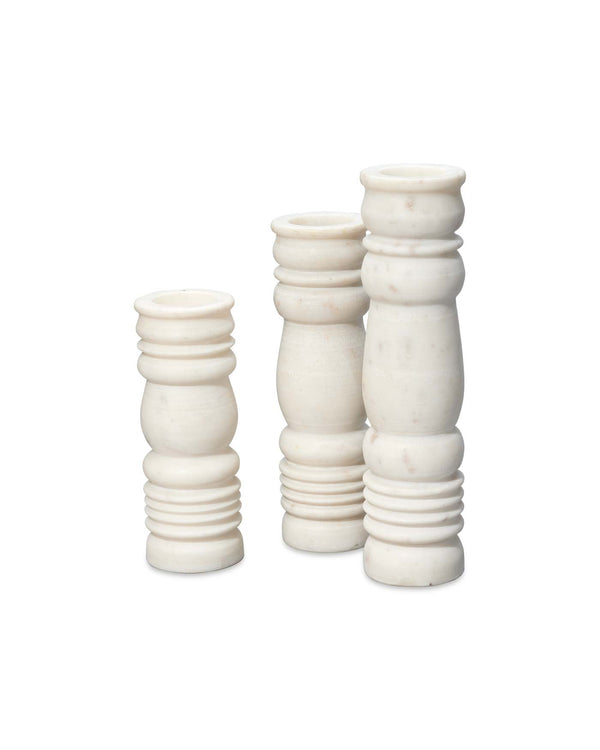 Monument Candlesticks, Set Of 3