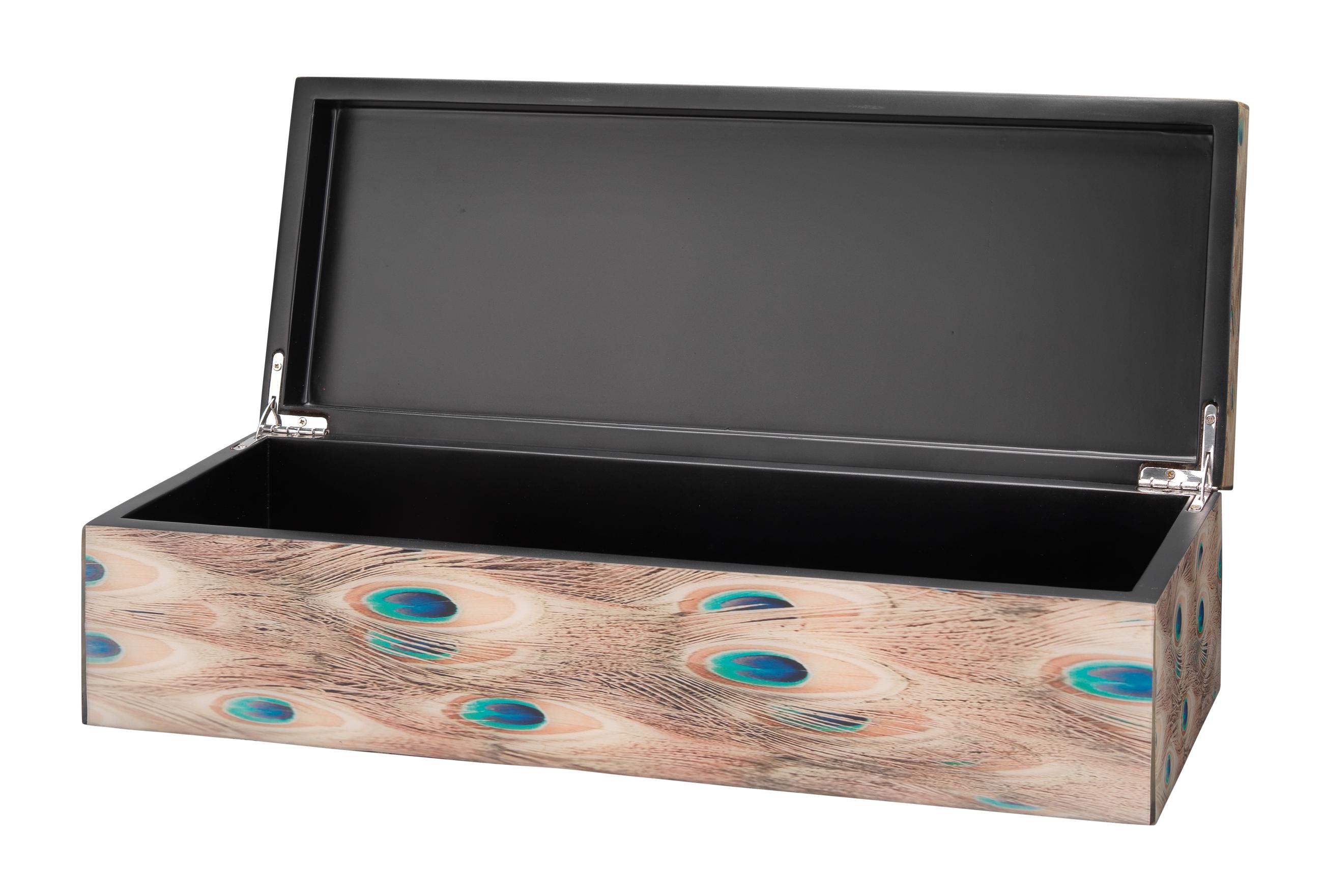 Plume Rectangle Box-White