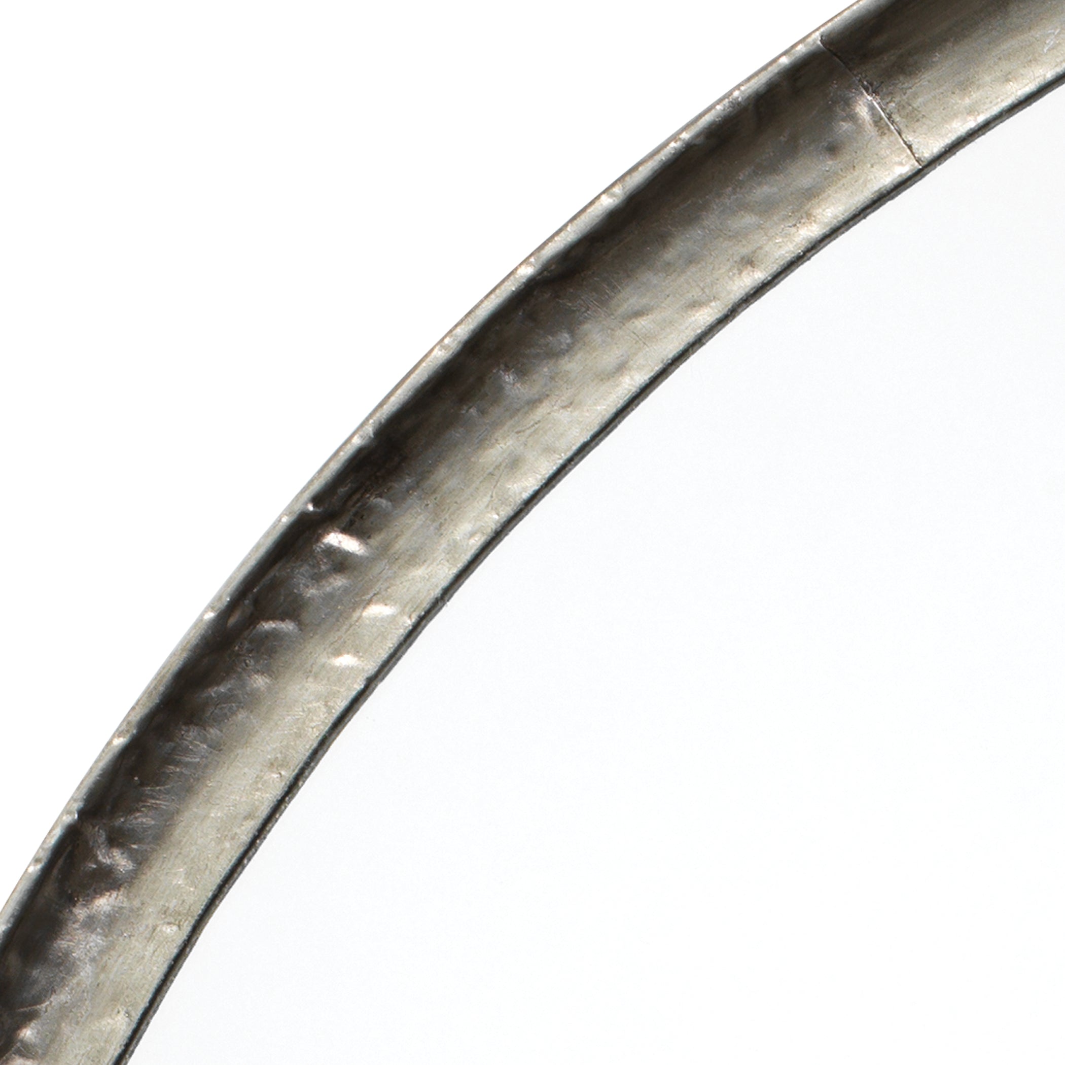 Refined Round Mirror-Silver