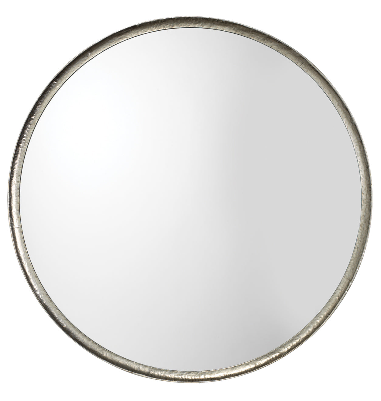 Refined Round Mirror-Silver