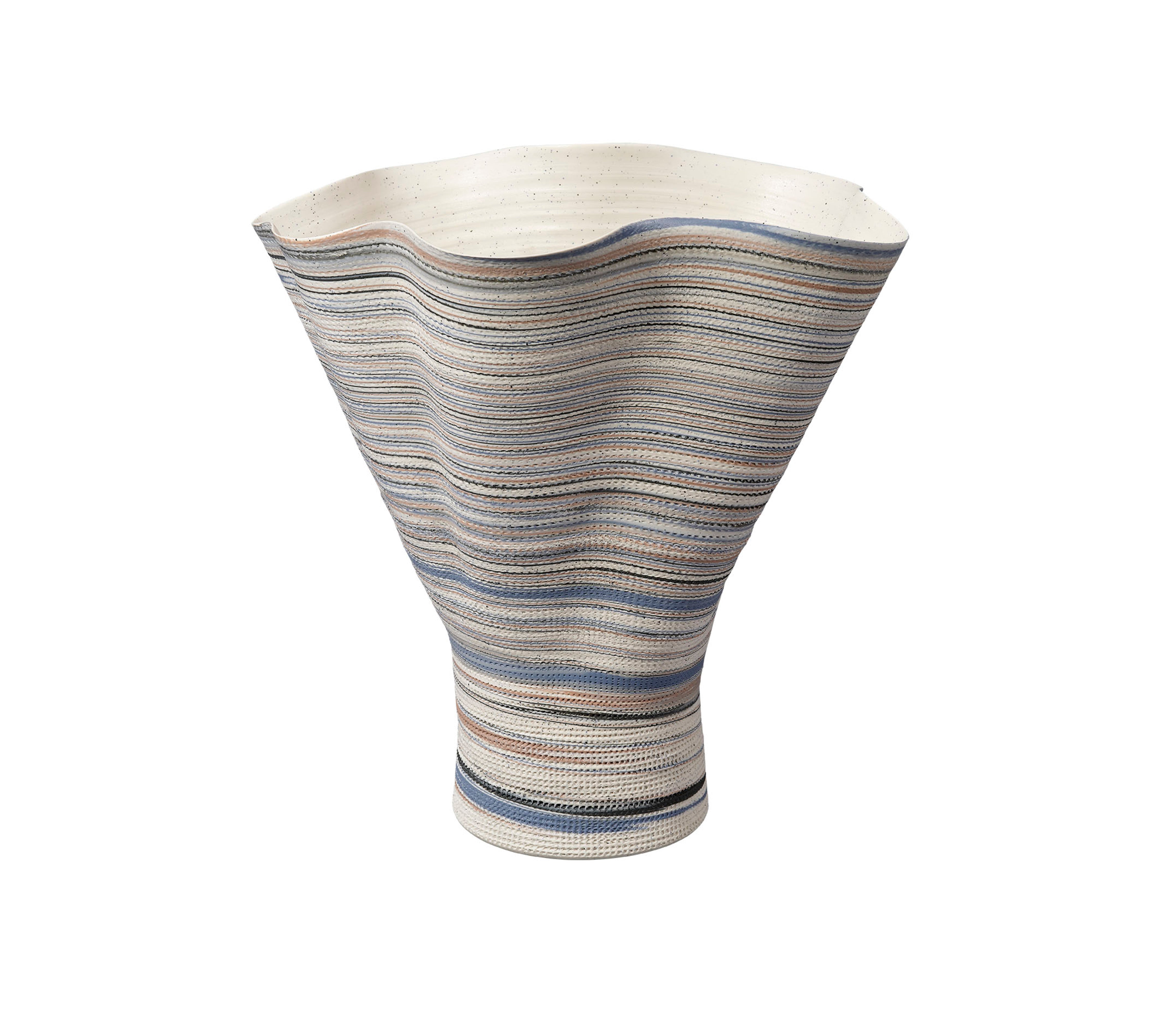 Splayed Porcelain Decorative Vase