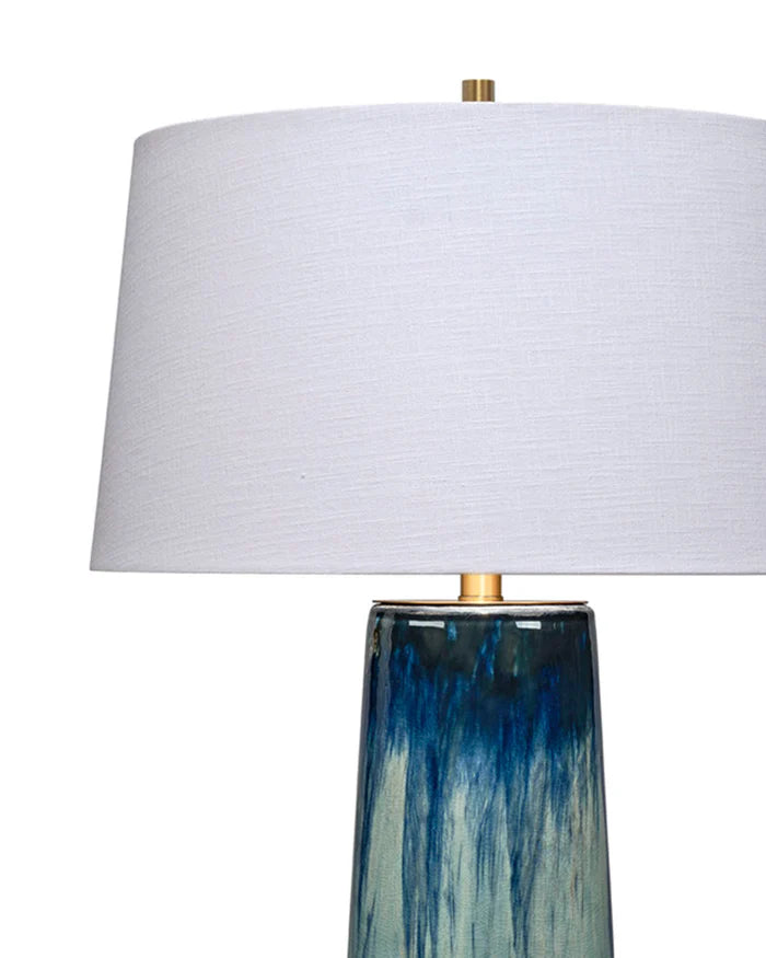 Brushstroke Table Lamp-Blue