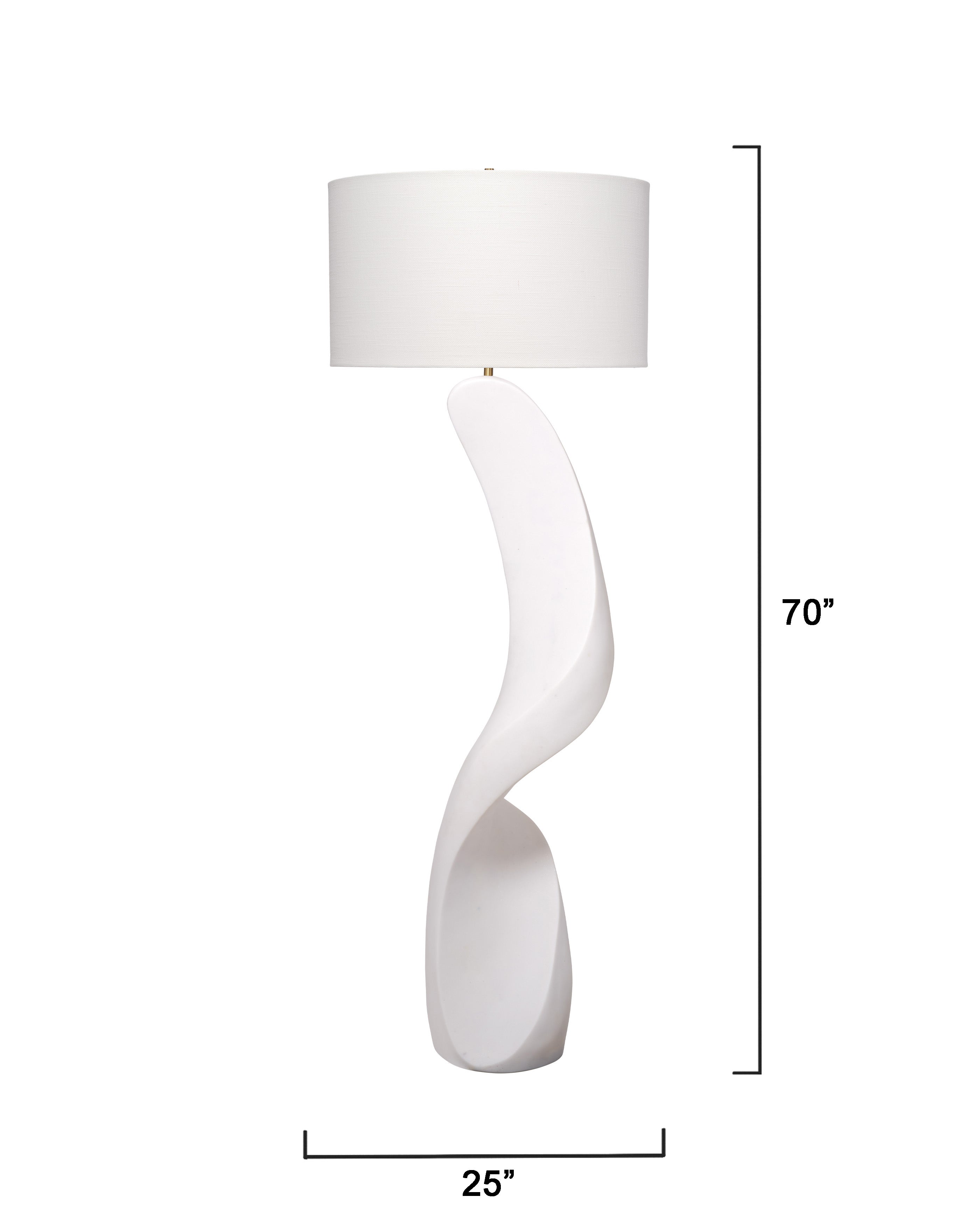 Cobra Ricestone Floor Lamp with Linen Shade