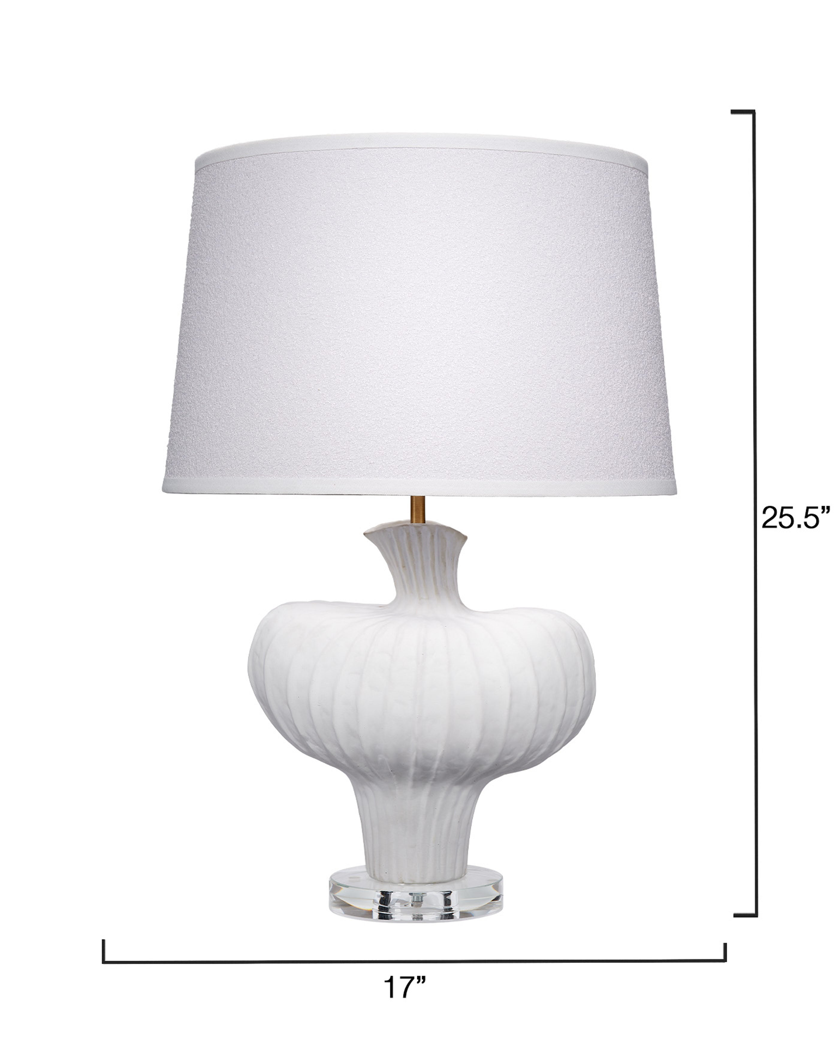 Colette Ceramic Table Lamp with Polyester Shade