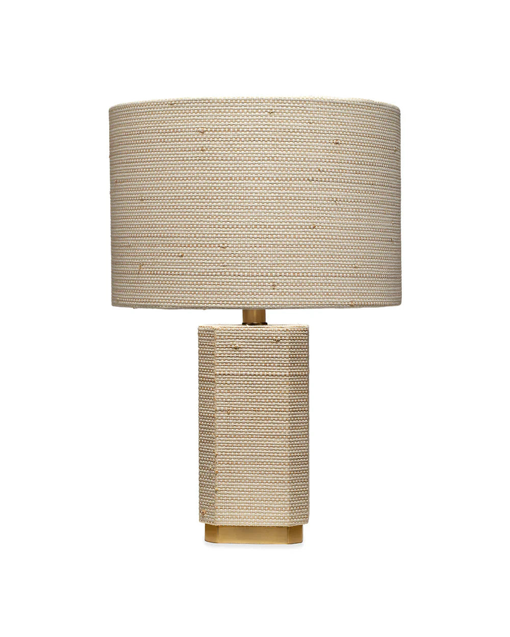Haisley Table Lamp in Bleached Raffia