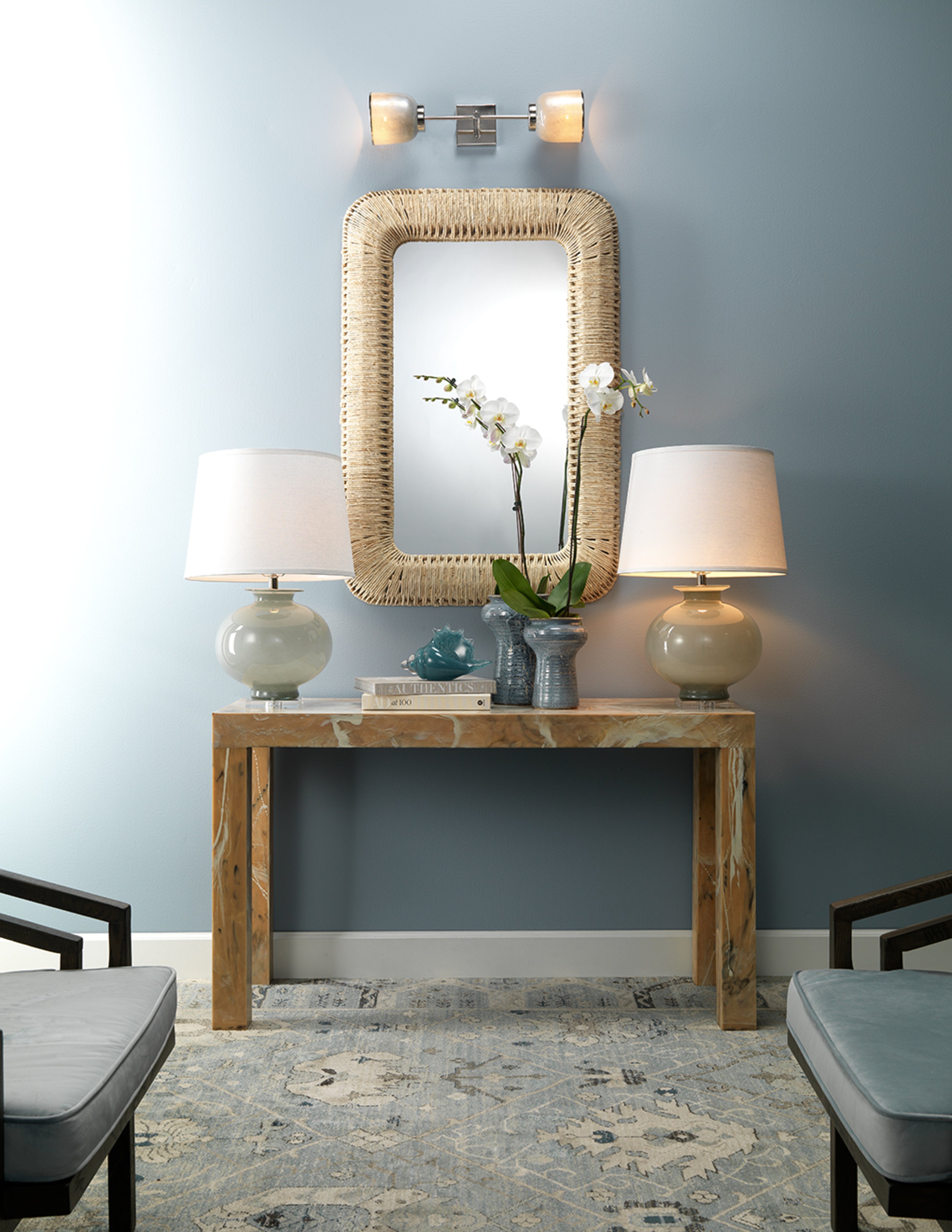 Heirloom Table Lamp-Blue