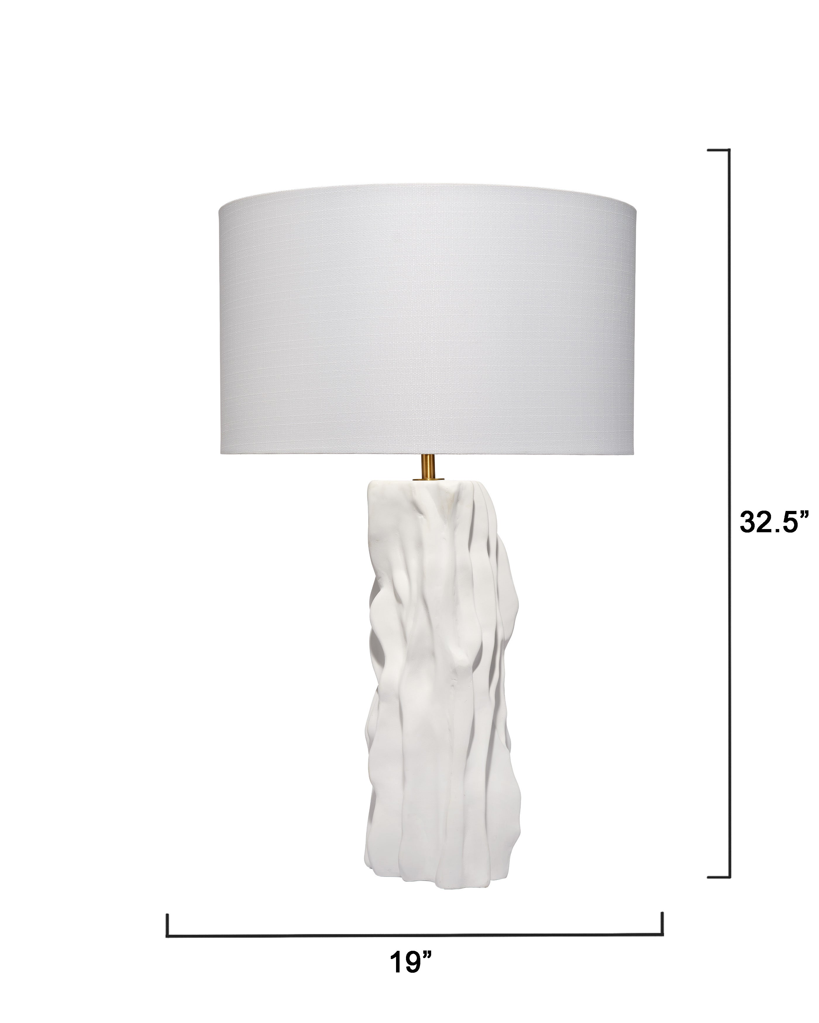 Sweetwood Ceramid Table Lamp with Linen Shade