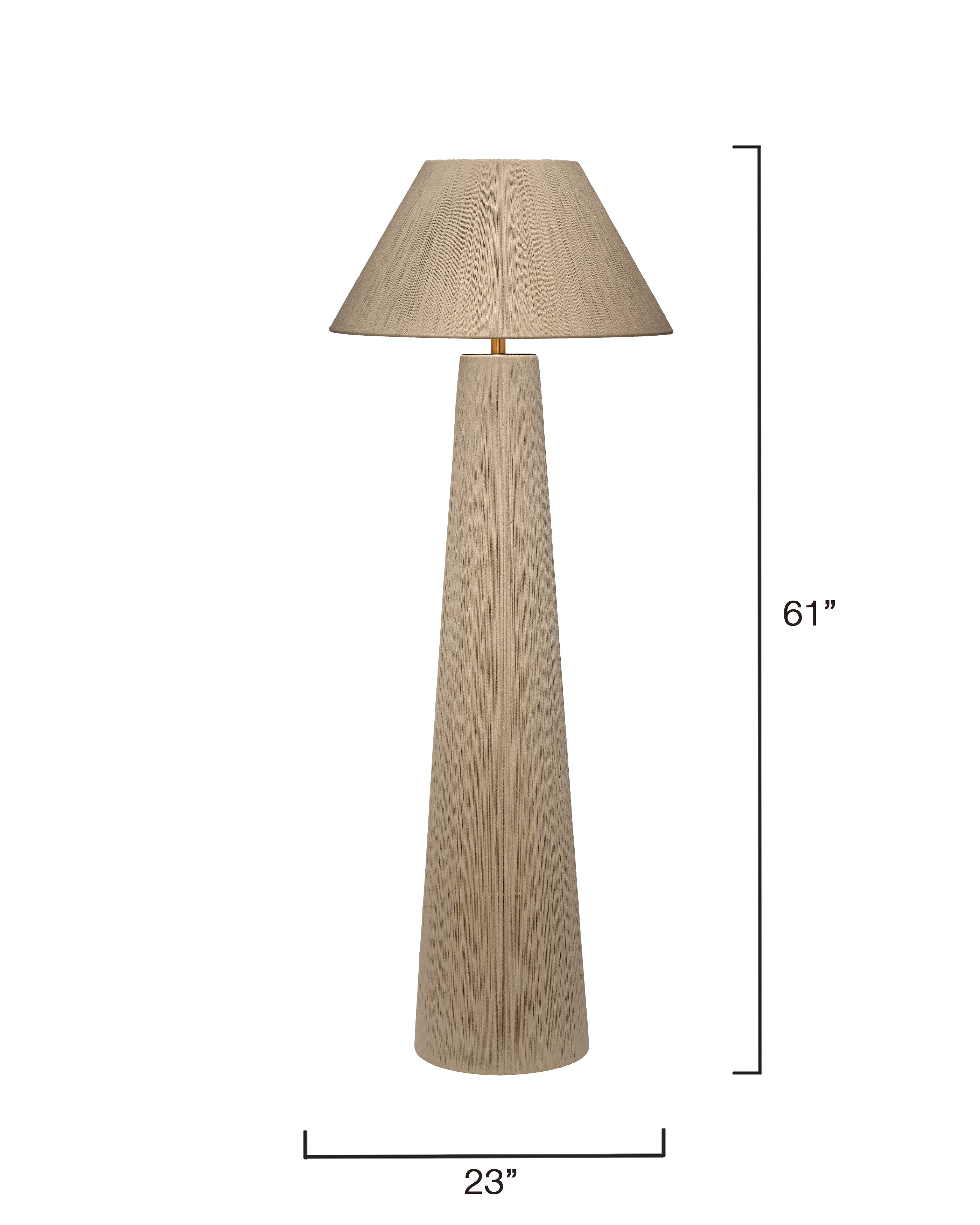 Tension Jute Floor Lamp