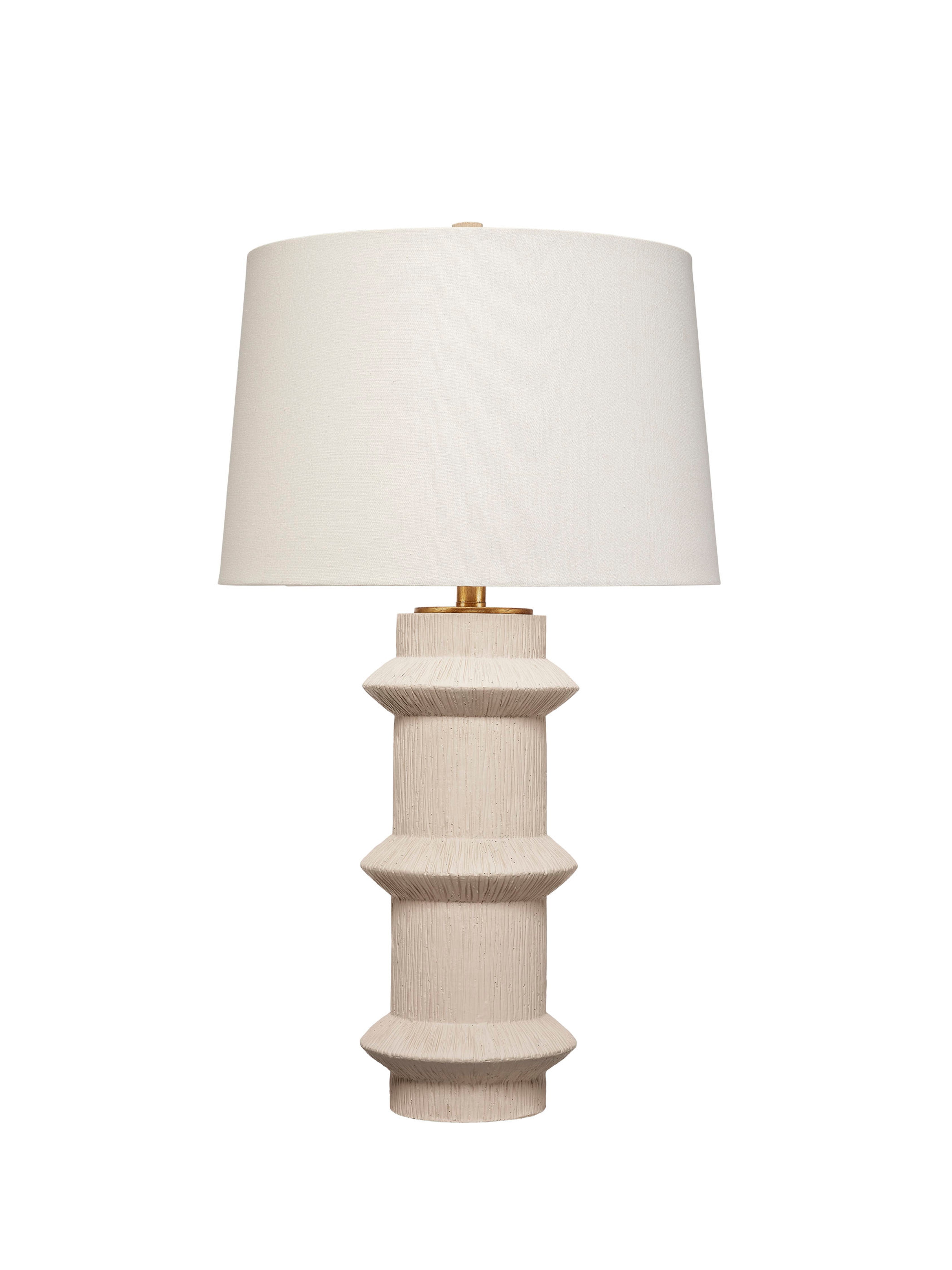 Trousdale Polyresin Table Lamp with Linen Shade