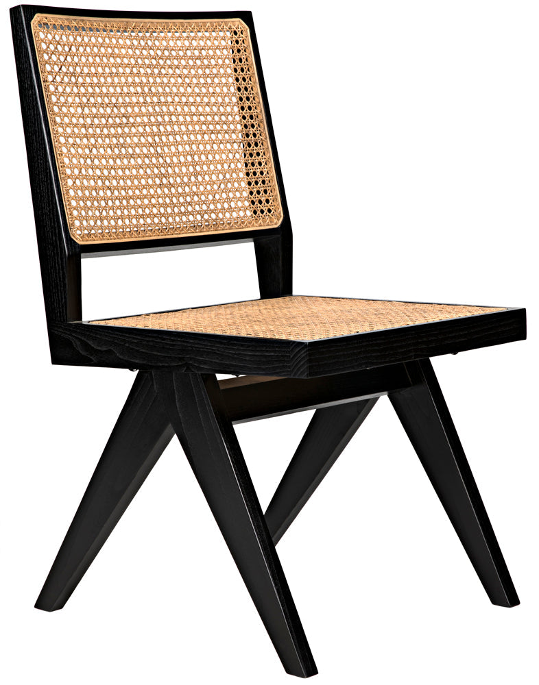 Joseph Side Chair, Charcoal Black