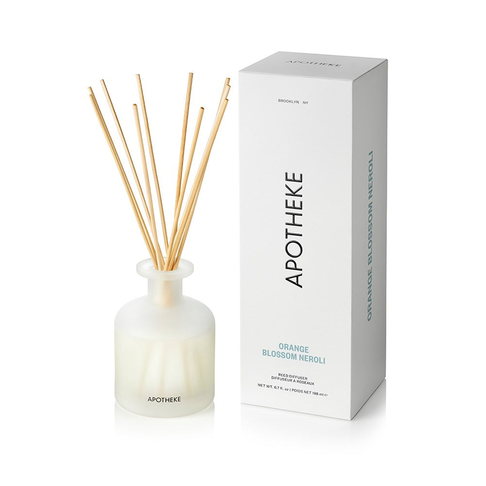 APOTHEKE Everyday Neroli Yuzu Diffuser Sticks with Citrus and Floral Fragrance Diffuser - Set of 10