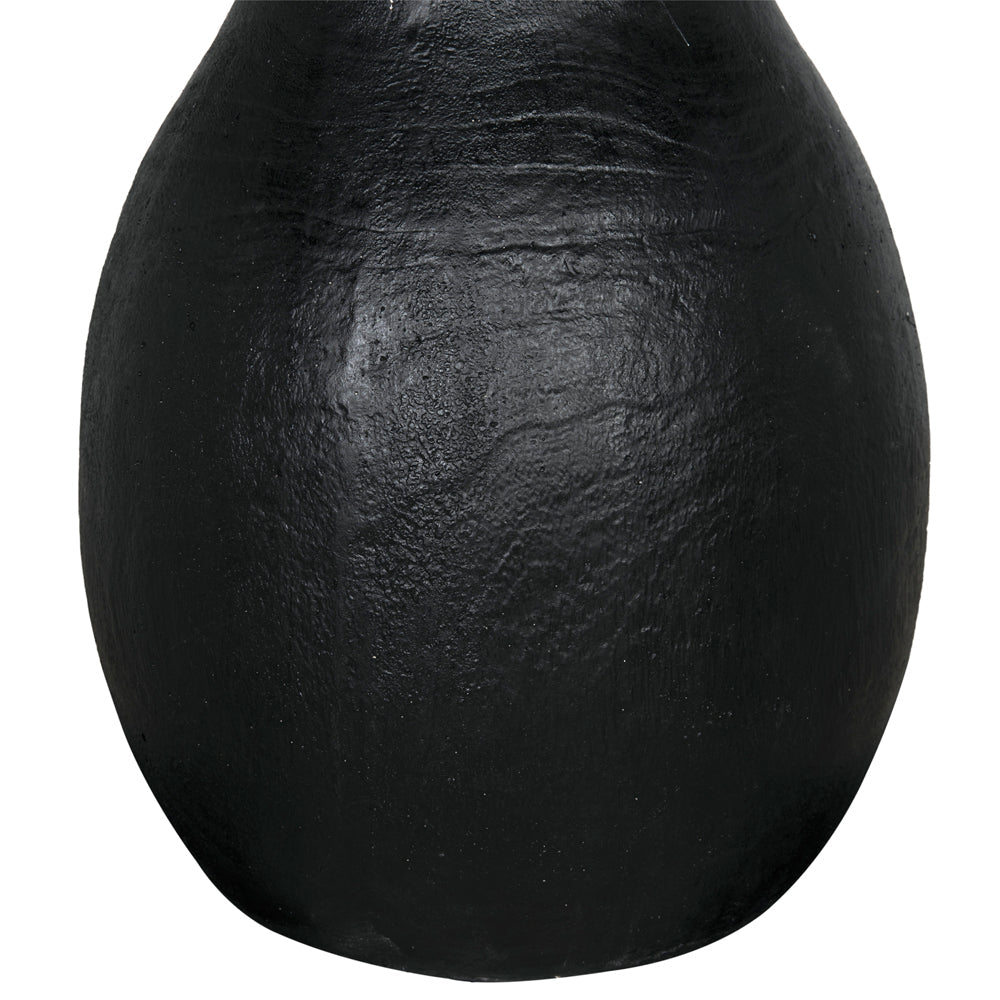 Samson Stool/Side Table, Black Burnt Resin