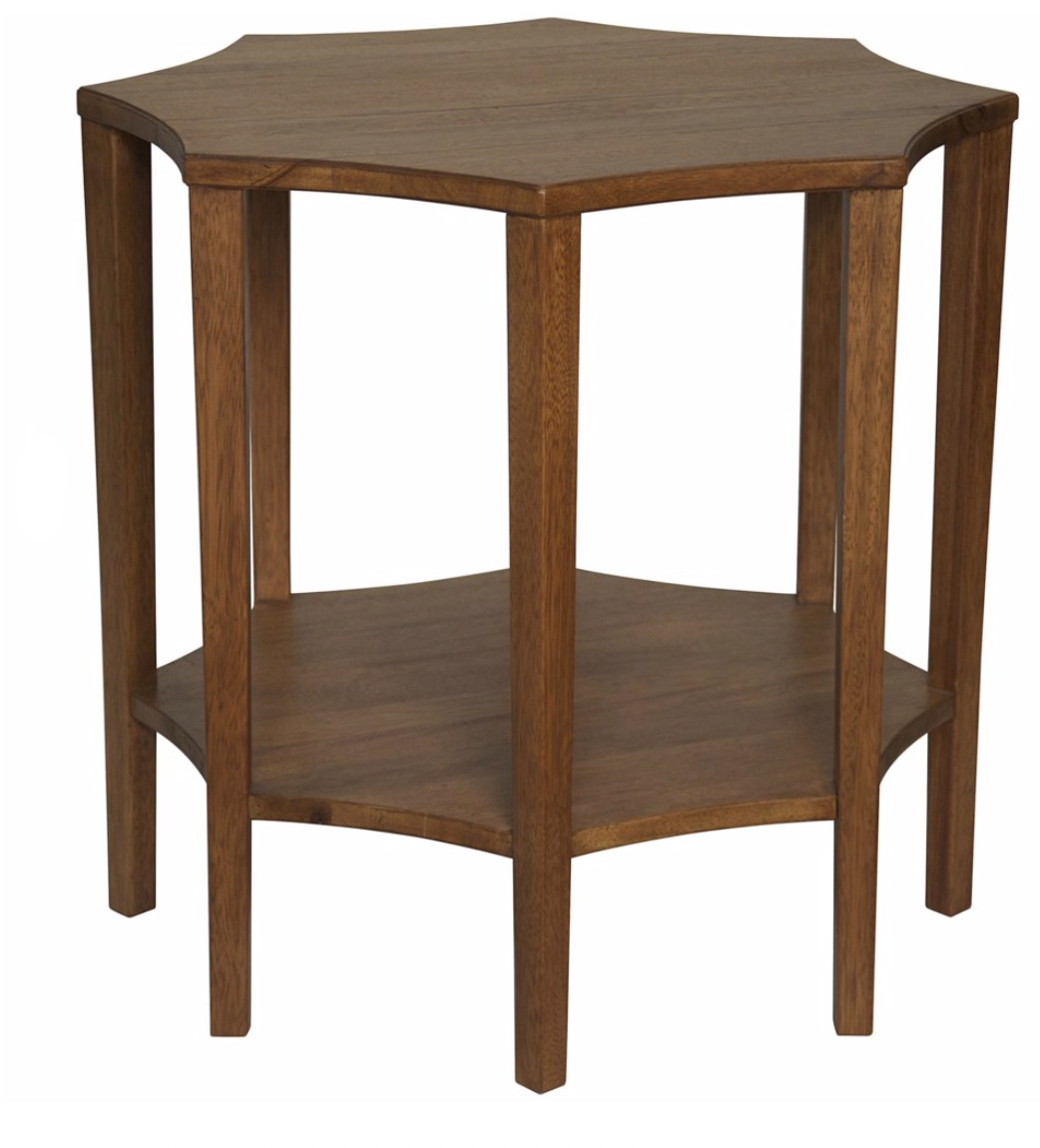 Ariana Side Table, Dark Walnut