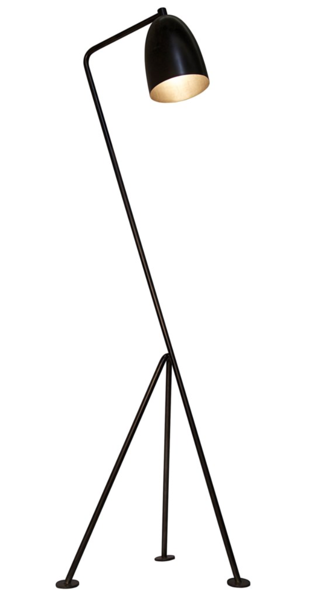 Asti Floor Lamp, Black Metal