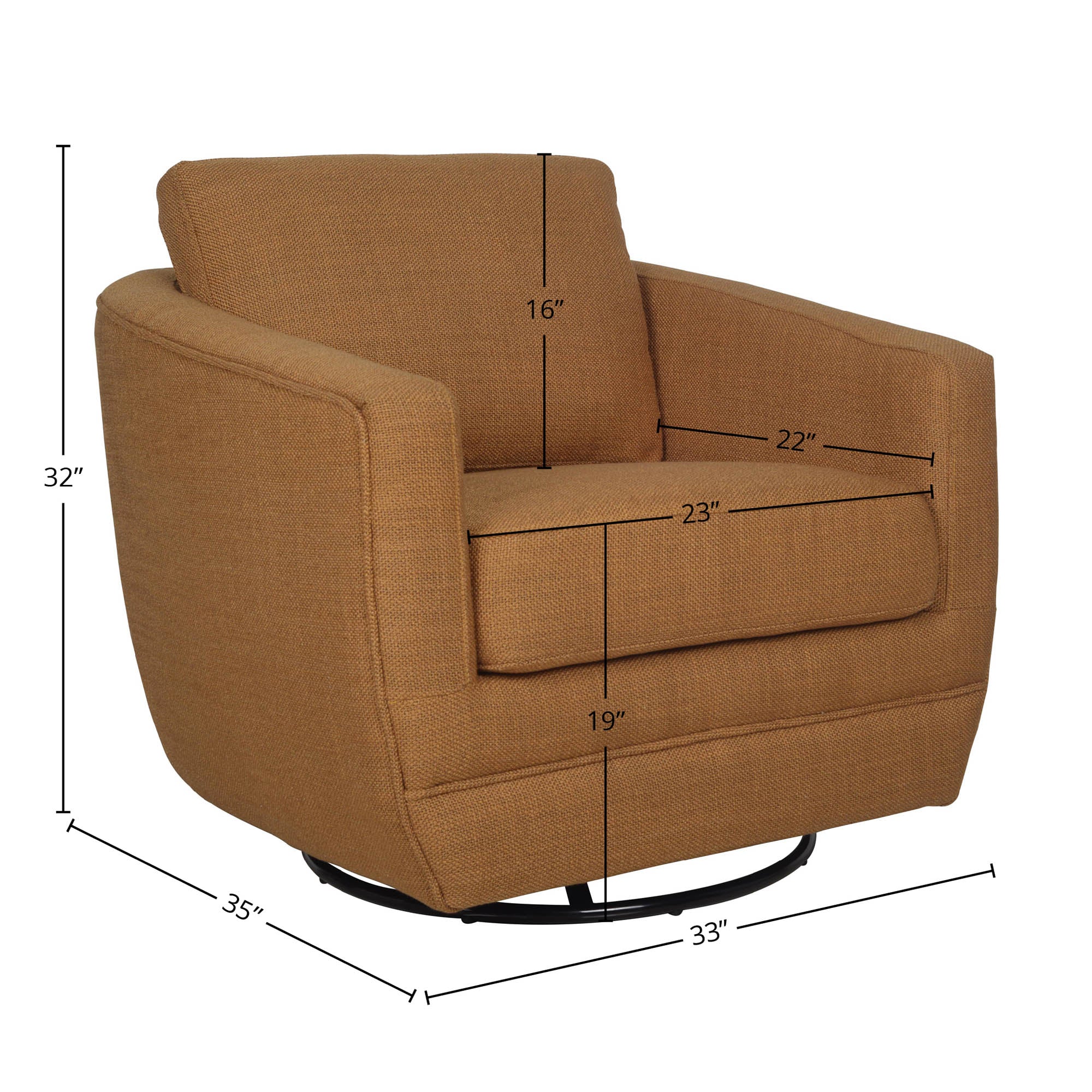 Baltimo Swivel Glider