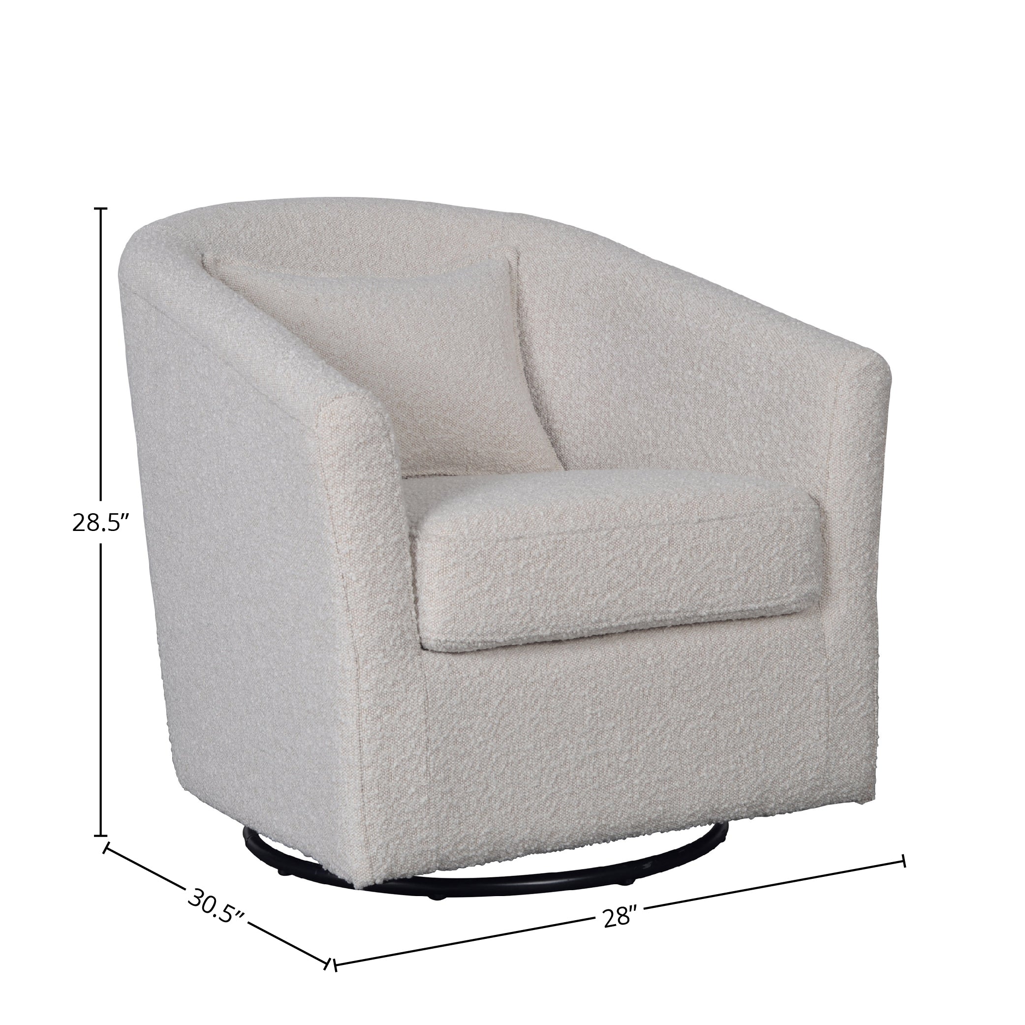 Carmen Swivel Glider