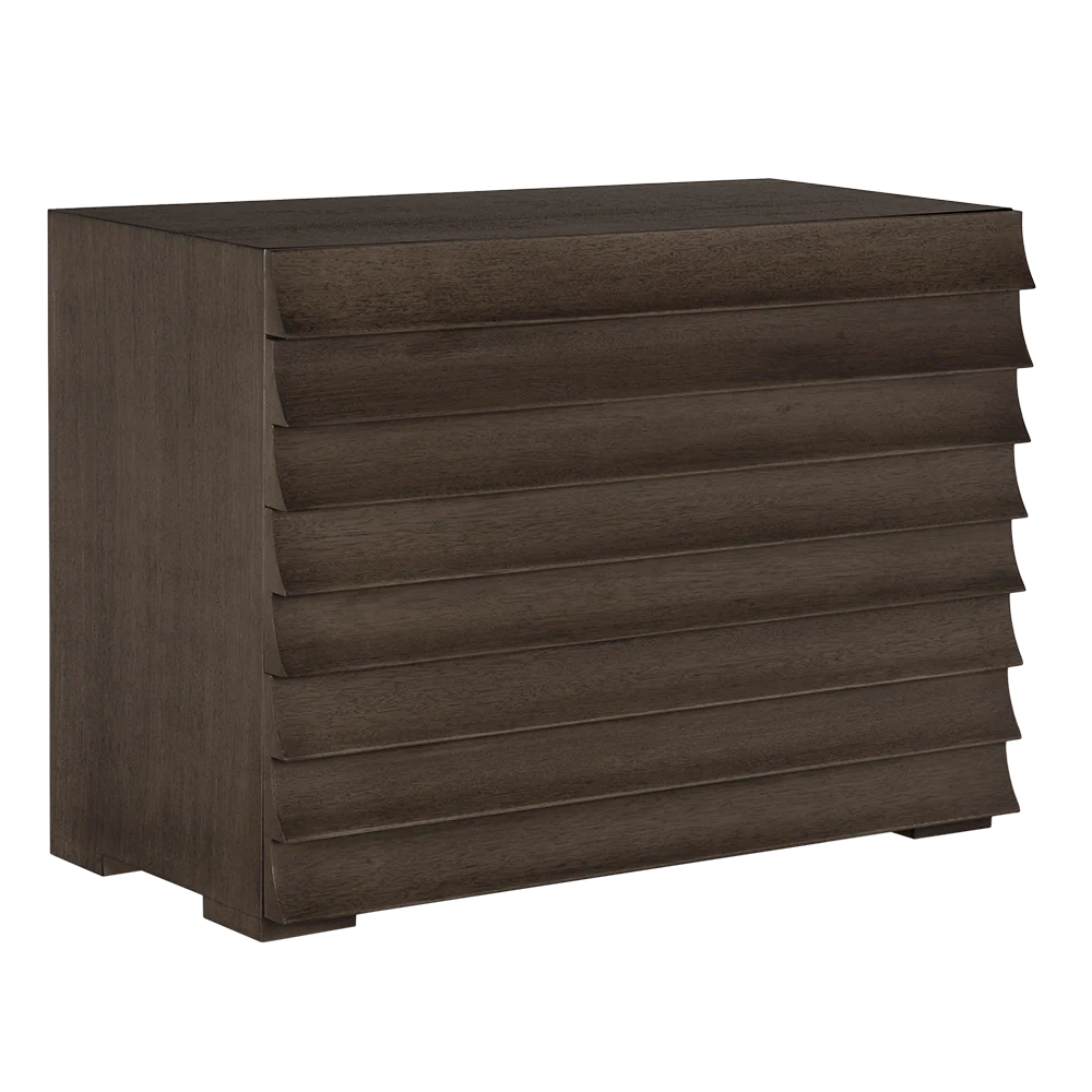 Frederico Console, Greige Walnut