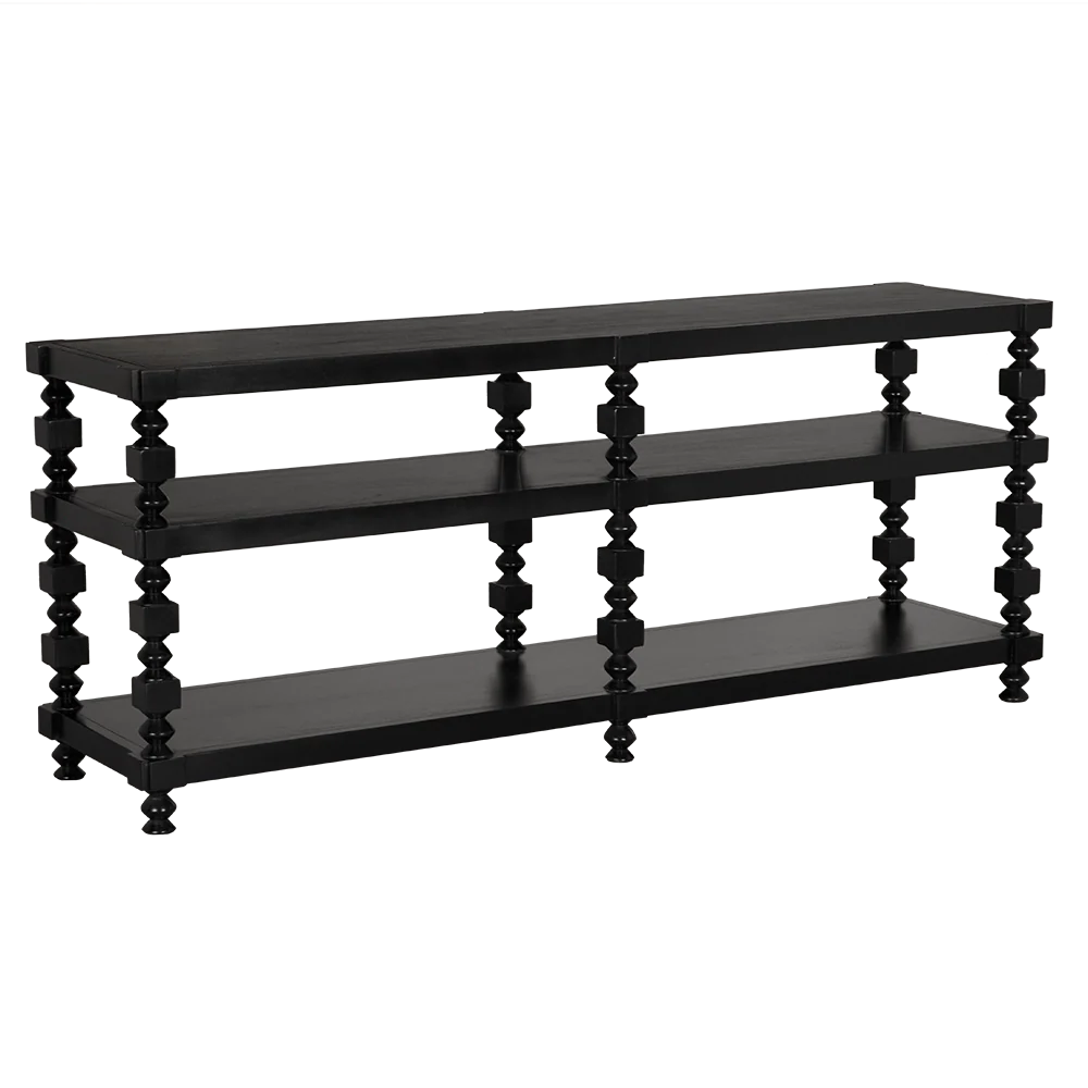 Maurice Console, Hand Rubbed Black